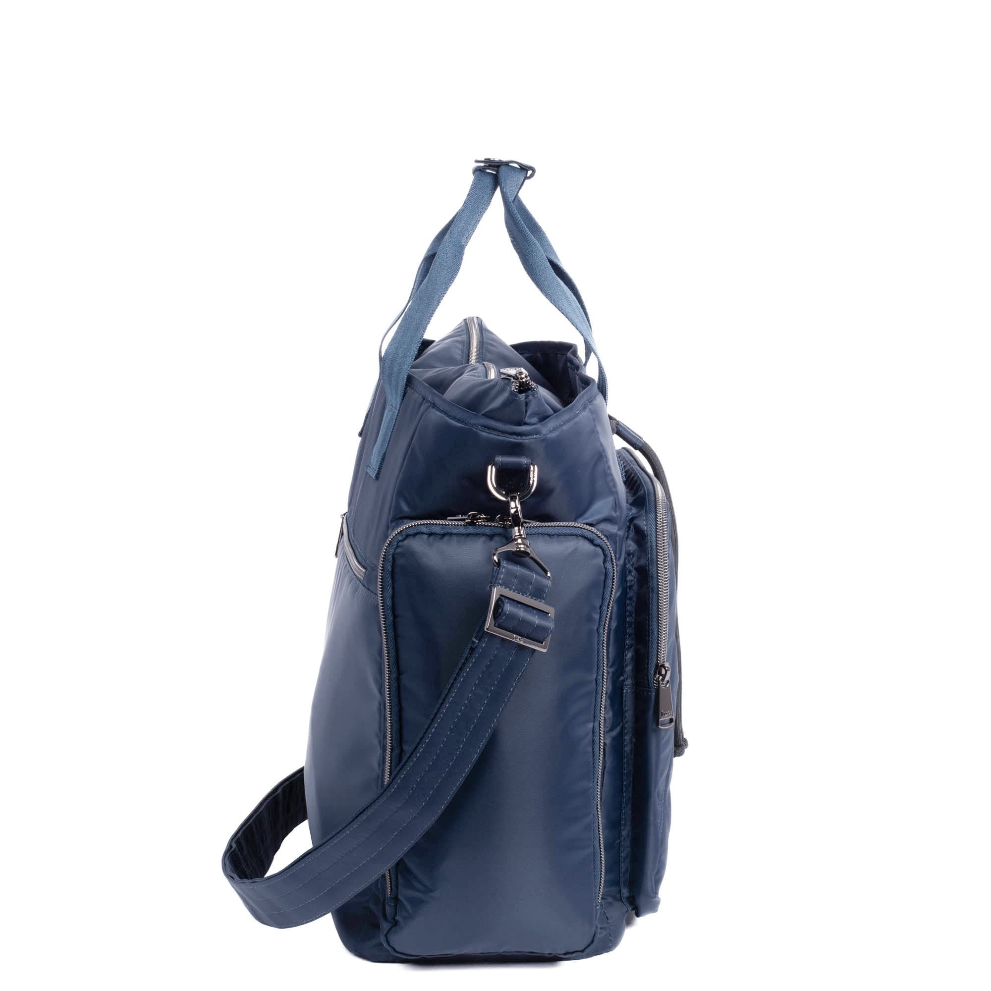 Bustle Convertible Tote Bag - INDIGO BLUE - Bustle_Indigo_03