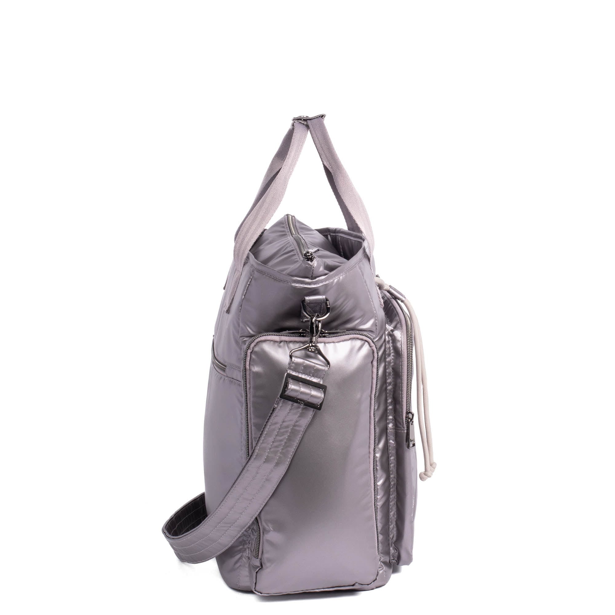 Bustle Convertible Tote Bag - METALLIC PEARL - Bustle_MetallicPearl_03