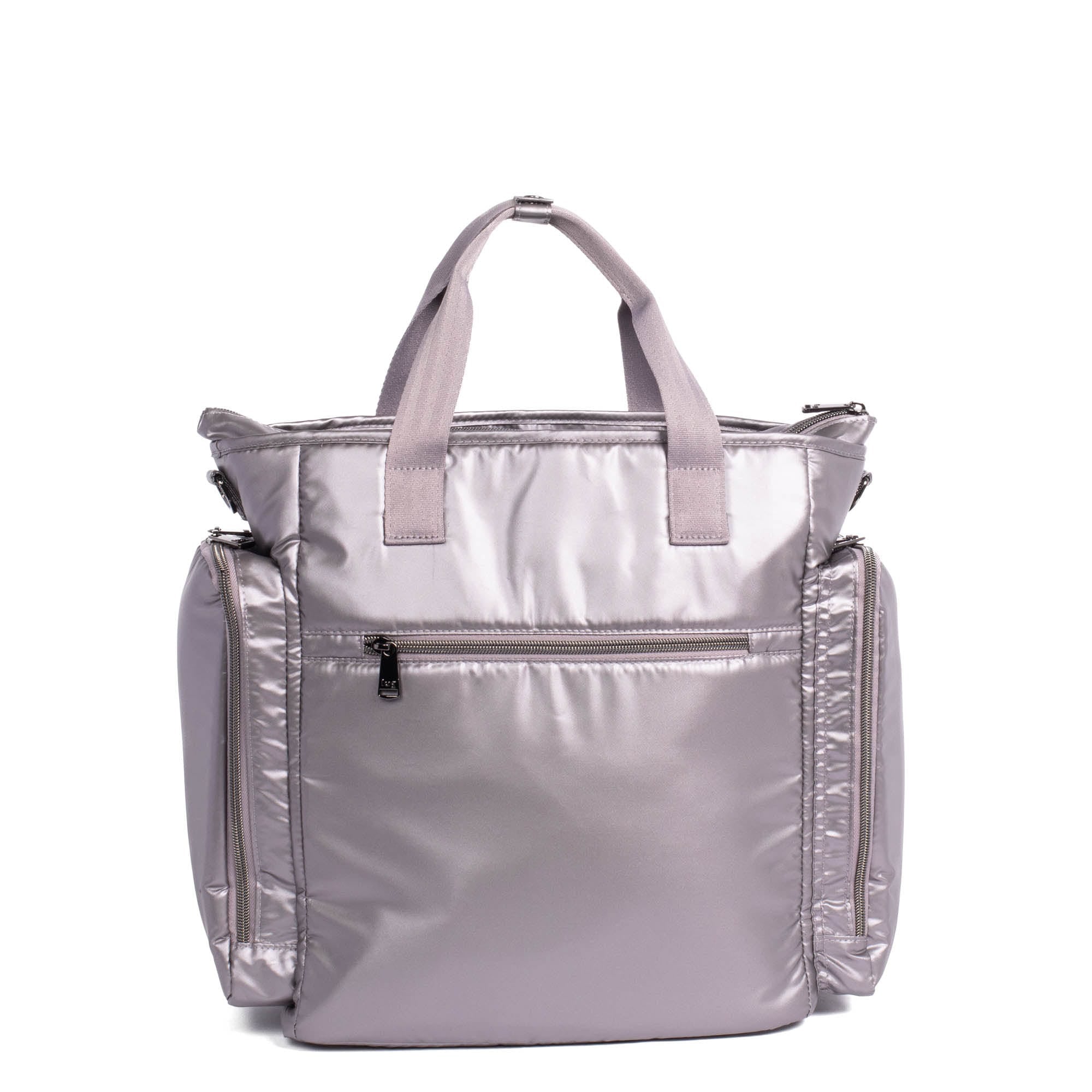 Bustle Convertible Tote Bag - METALLIC PEARL - Bustle_MetallicPearl_04