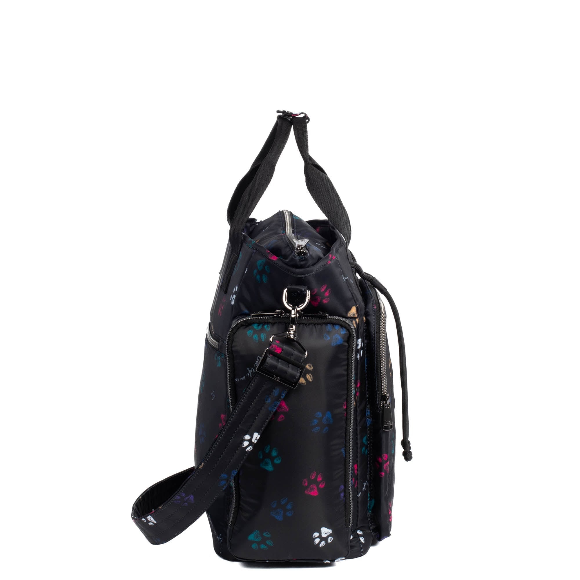 Bustle Convertible Tote Bag - PAWS BLACK - Bustle_PawsBlack_03