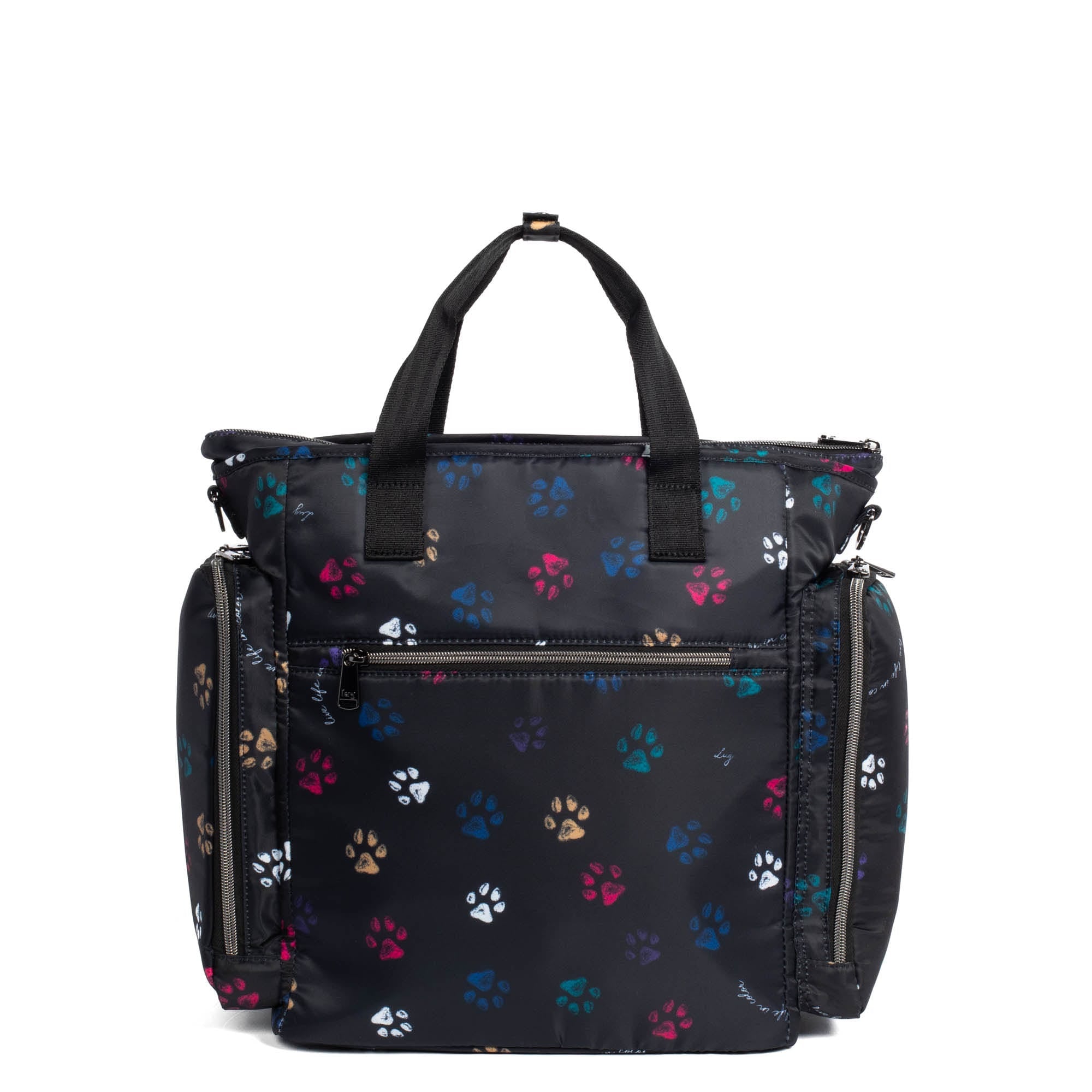 Bustle Convertible Tote Bag - PAWS BLACK - Bustle_PawsBlack_04