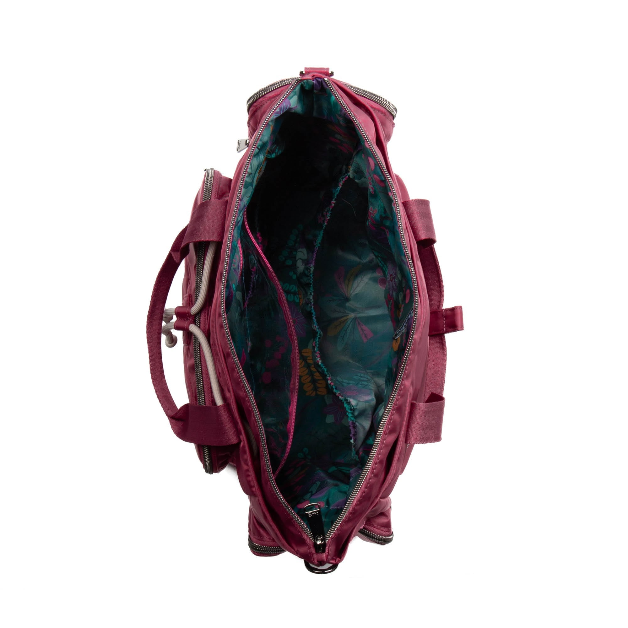 Bustle Convertible Tote Bag - RASPBERRY - Bustle_Raspberry_05