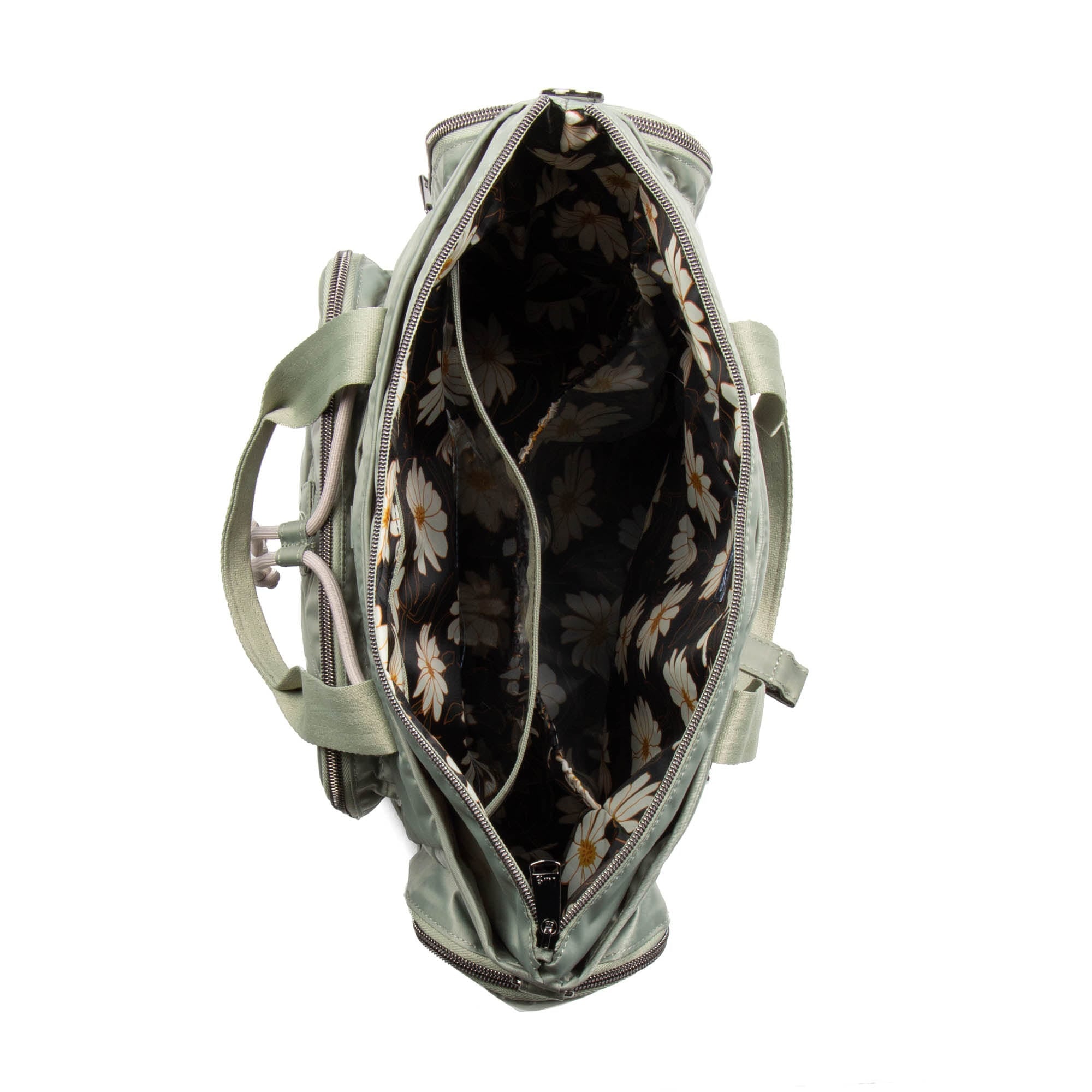 Bustle Convertible Tote Bag - SAGE GREEN - Bustle_SageGreen_05