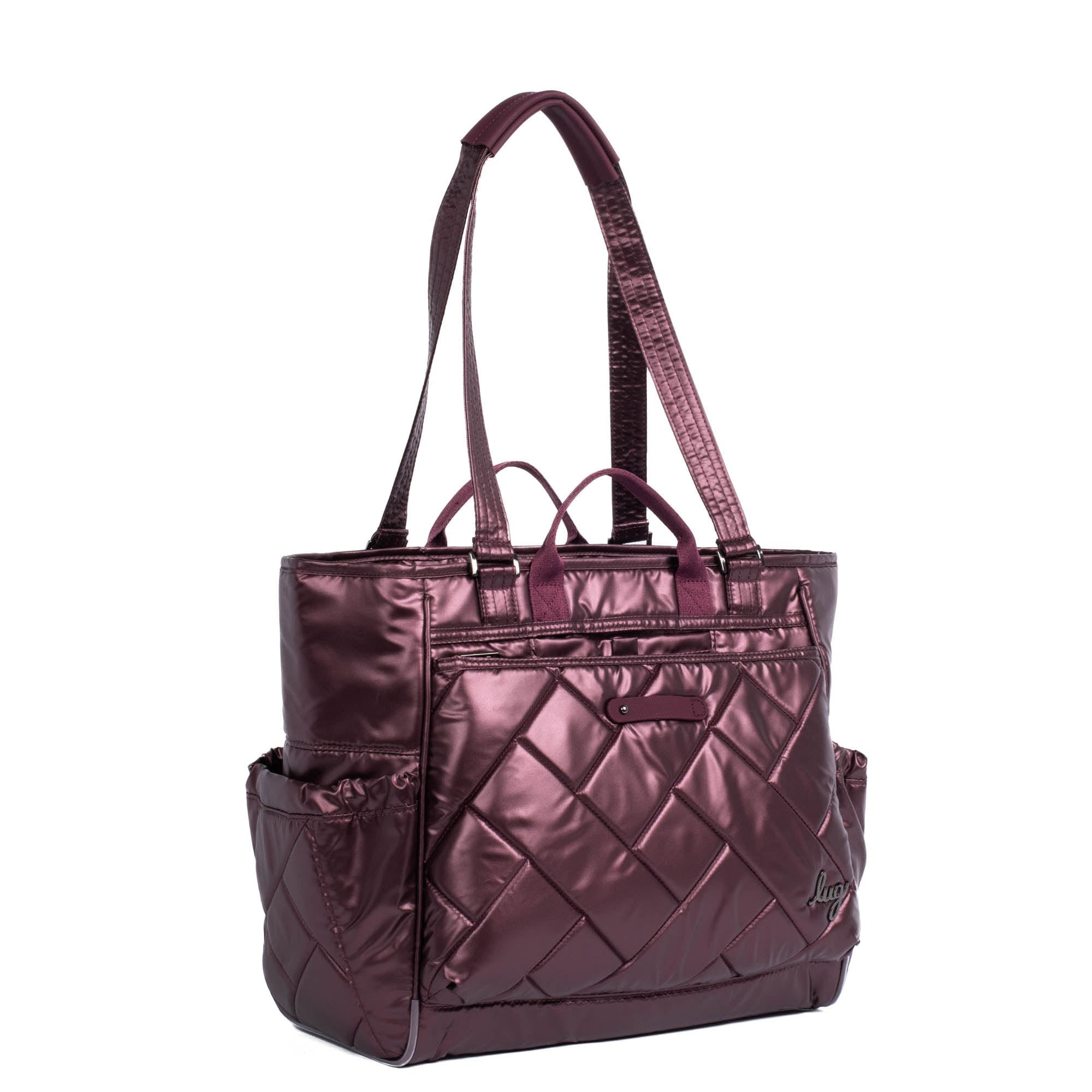 Cabby SE Tote Bag - METALLIC WINE - CabbySE_MetallicWine_022