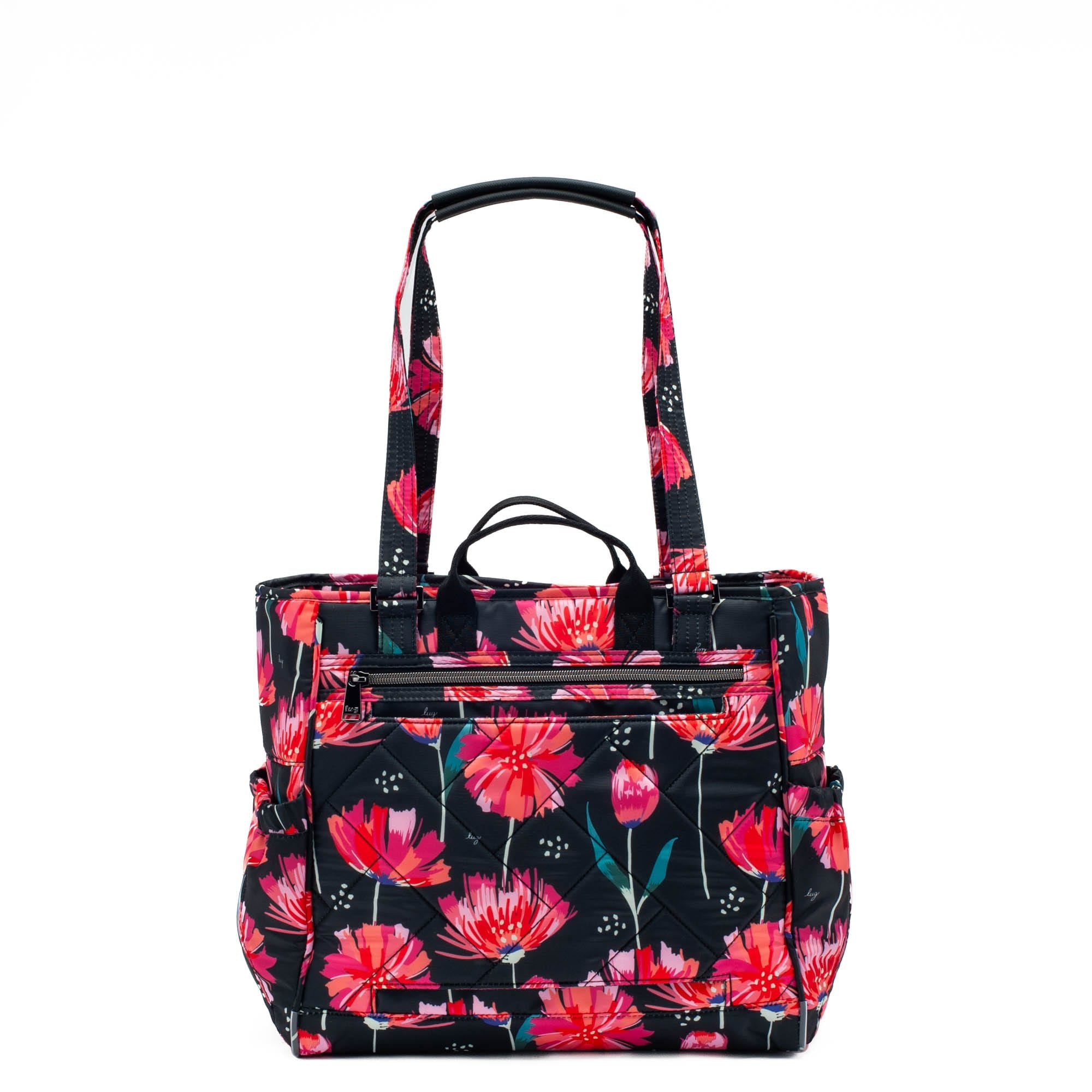 Cabby SE Tote Bag - POMPOM FLORAL BLACK - CabbySE_PompomfloralBlack_04