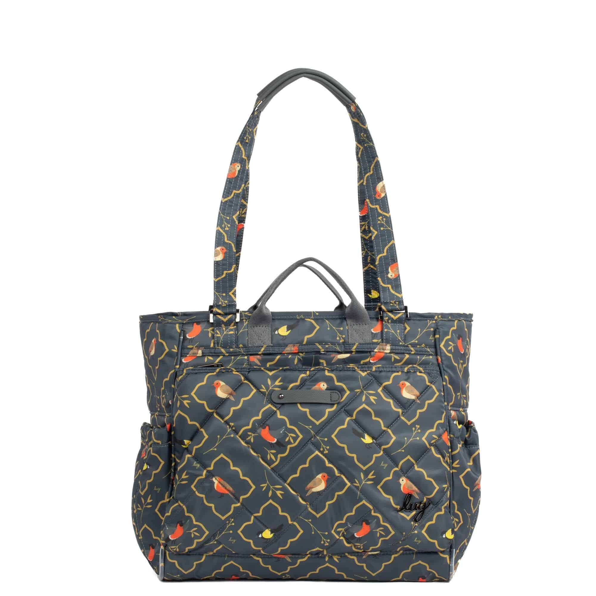 Cabby SE Tote Bag - SONGBIRDS GREY - CabbySE_SongbirdsGrey_01