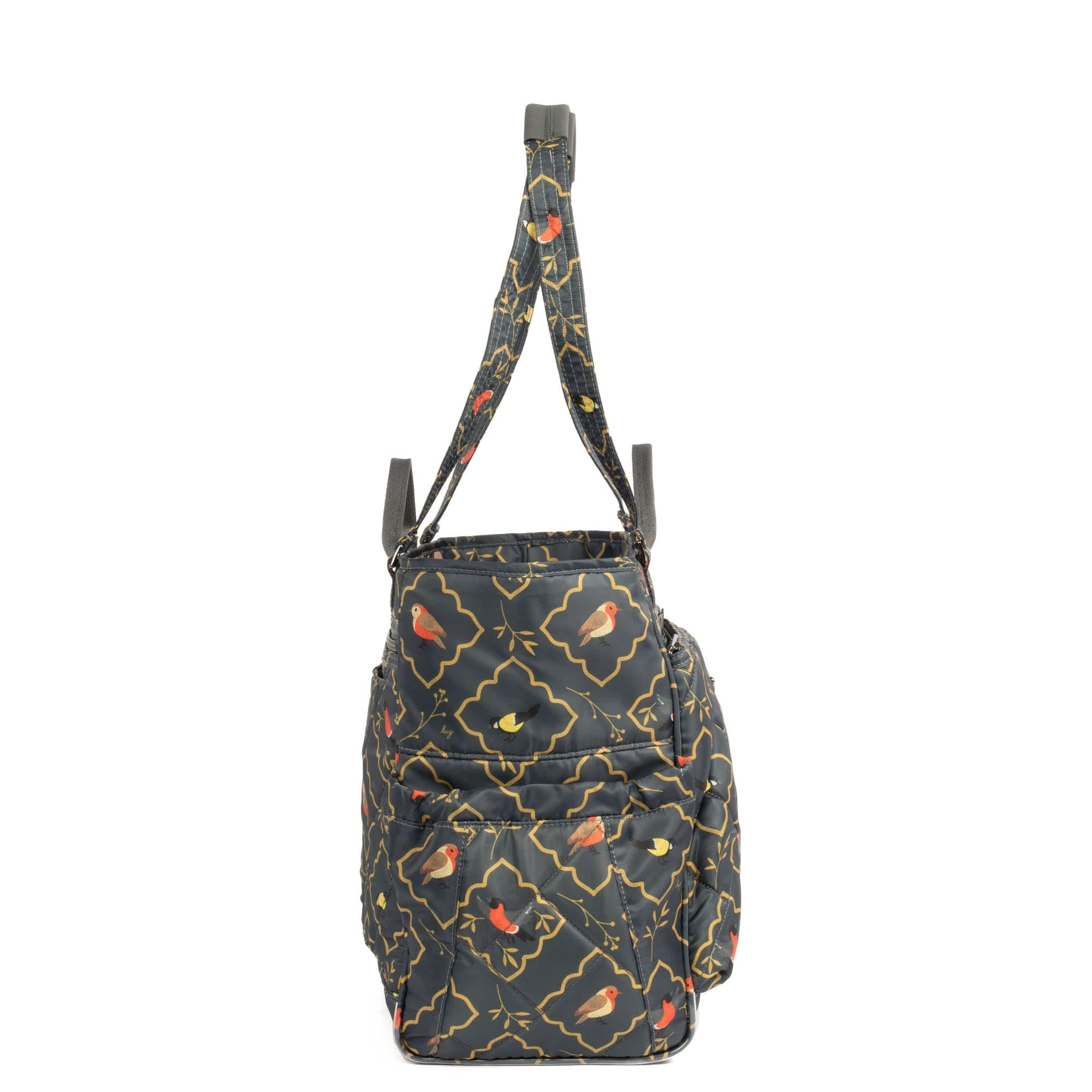 Cabby SE Tote Bag - SONGBIRDS GREY - CabbySE_SongbirdsGrey_032