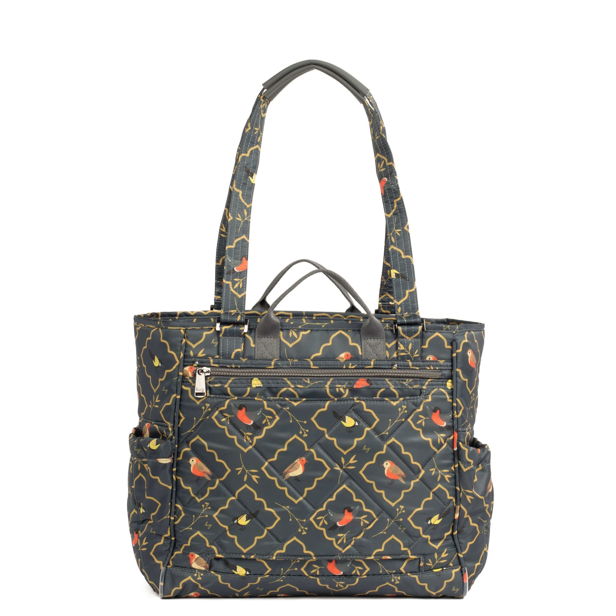 Cabby SE Tote Bag - SONGBIRDS GREY - CabbySE_SongbirdsGrey_04