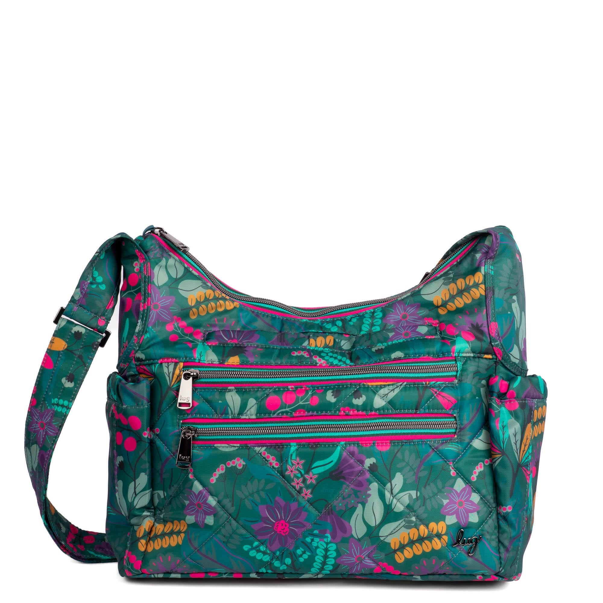 Camper SE Crossbody Bag - EVERMORE FLORA GREEN - CamperSE_EvermoreFloraGreen_01