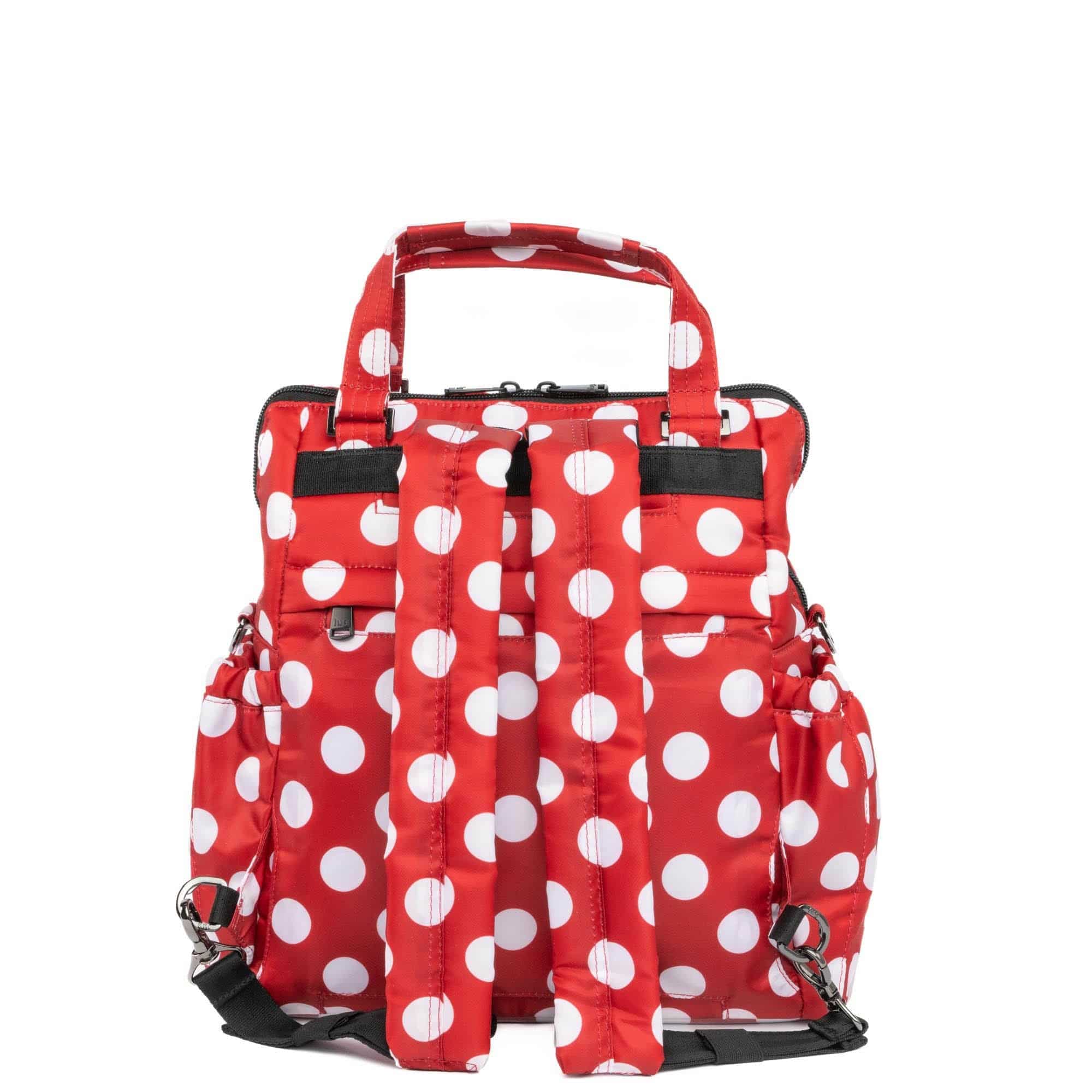 Legacy Collection Canter Convertible Tote Bag - CRIMSON LARGE DOT - Canter_CrimsonLGDot_04