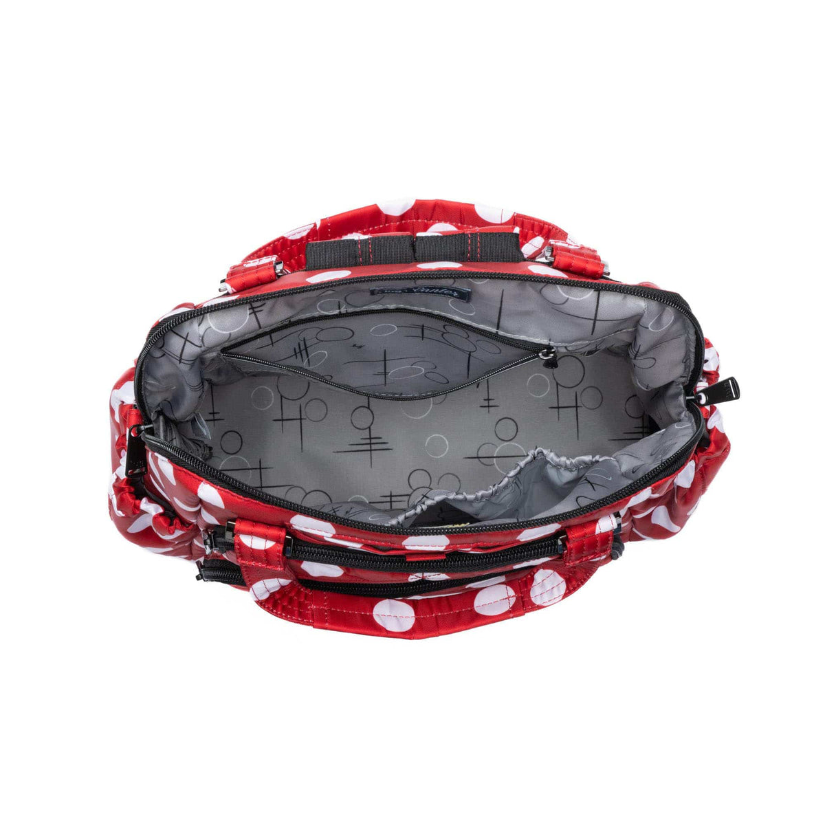 Legacy Collection Canter Convertible Tote Bag - CRIMSON LARGE DOT - Canter_CrimsonLGDot_05