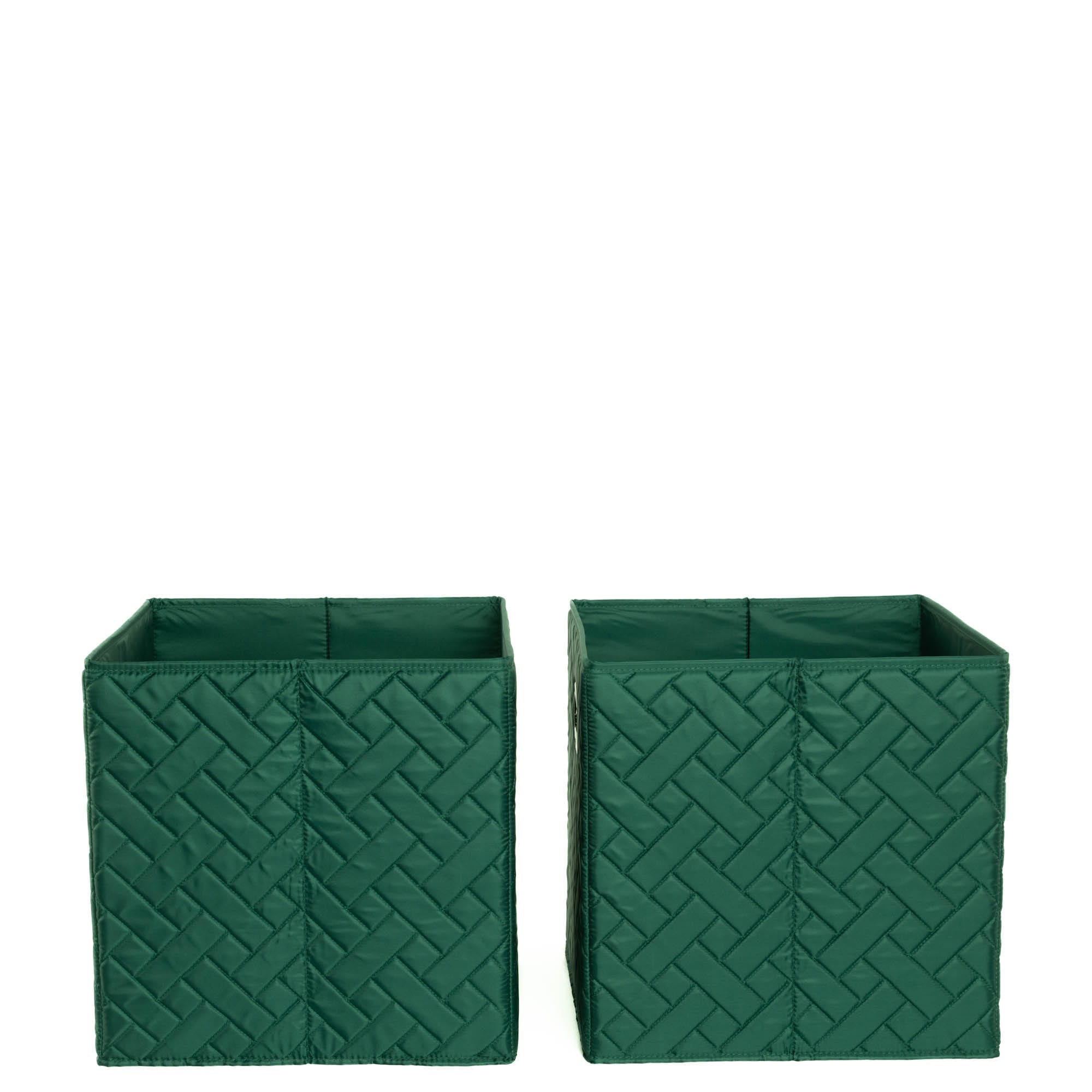Cargo 2pc Collapsible Cube Bins - EVERGLADE GREEN - Cargo2pkCollapsibleStorageCube_Everglade_04