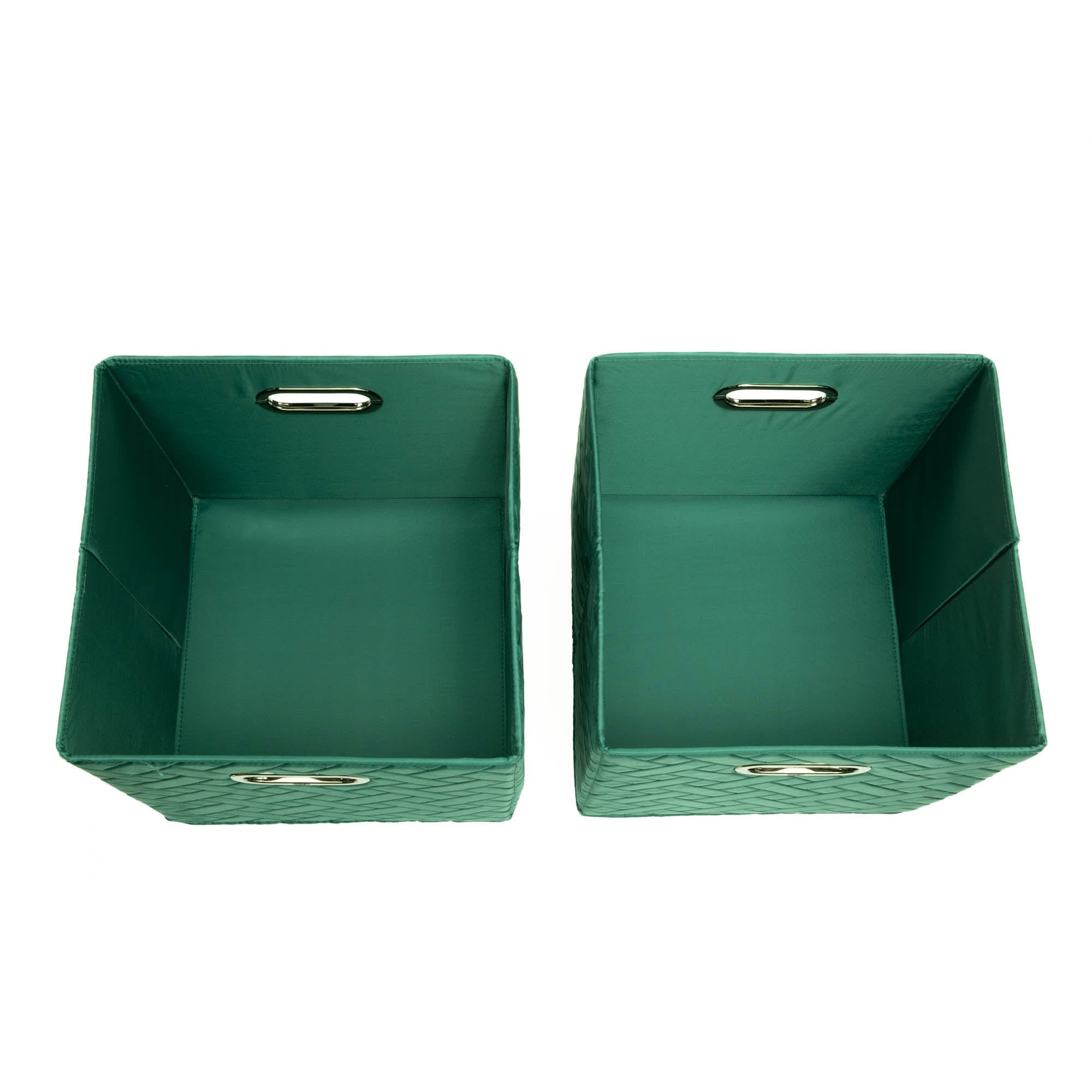 Cargo 2pc Collapsible Cube Bins - EVERGLADE GREEN - Cargo2pkCollapsibleStorageCube_Everglade_06