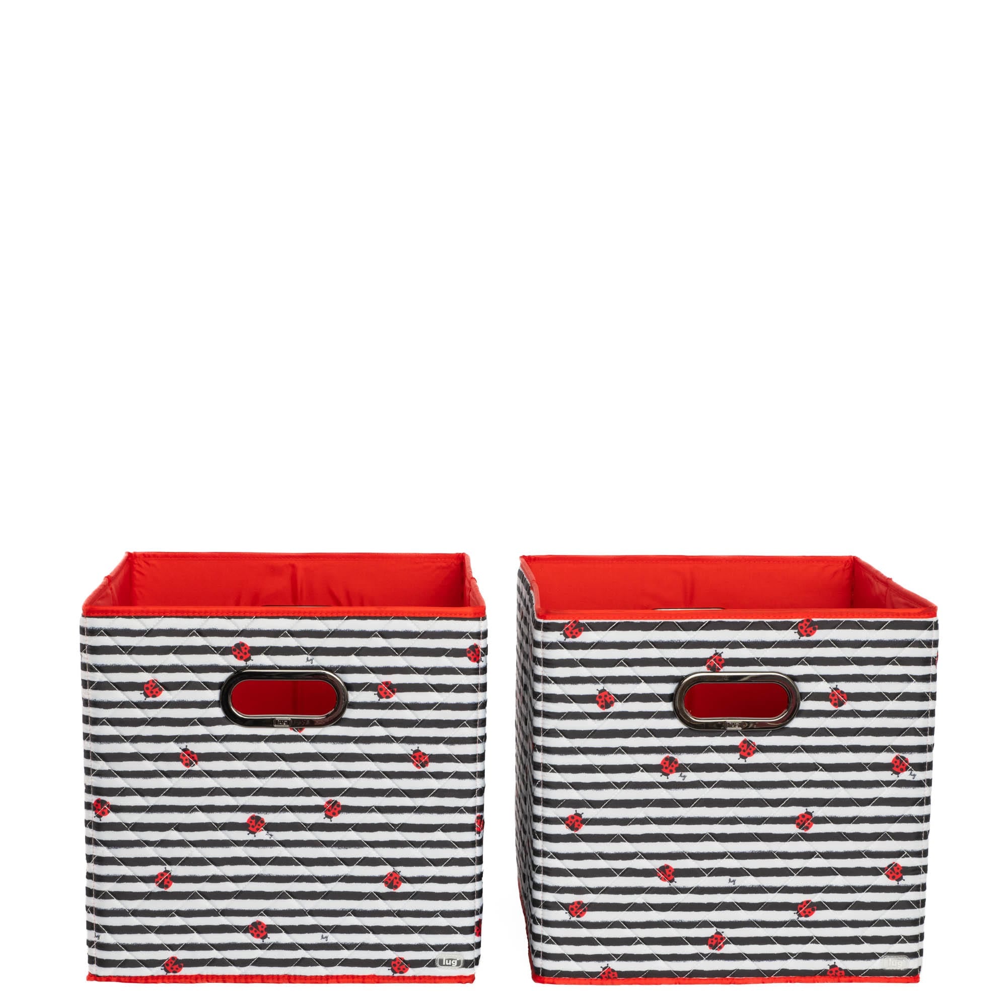 Cargo 2pc Collapsible Cube Bins - LADYBUG LANE - Cargo2pkCollapsibleStorageCube_LadybugLane_02