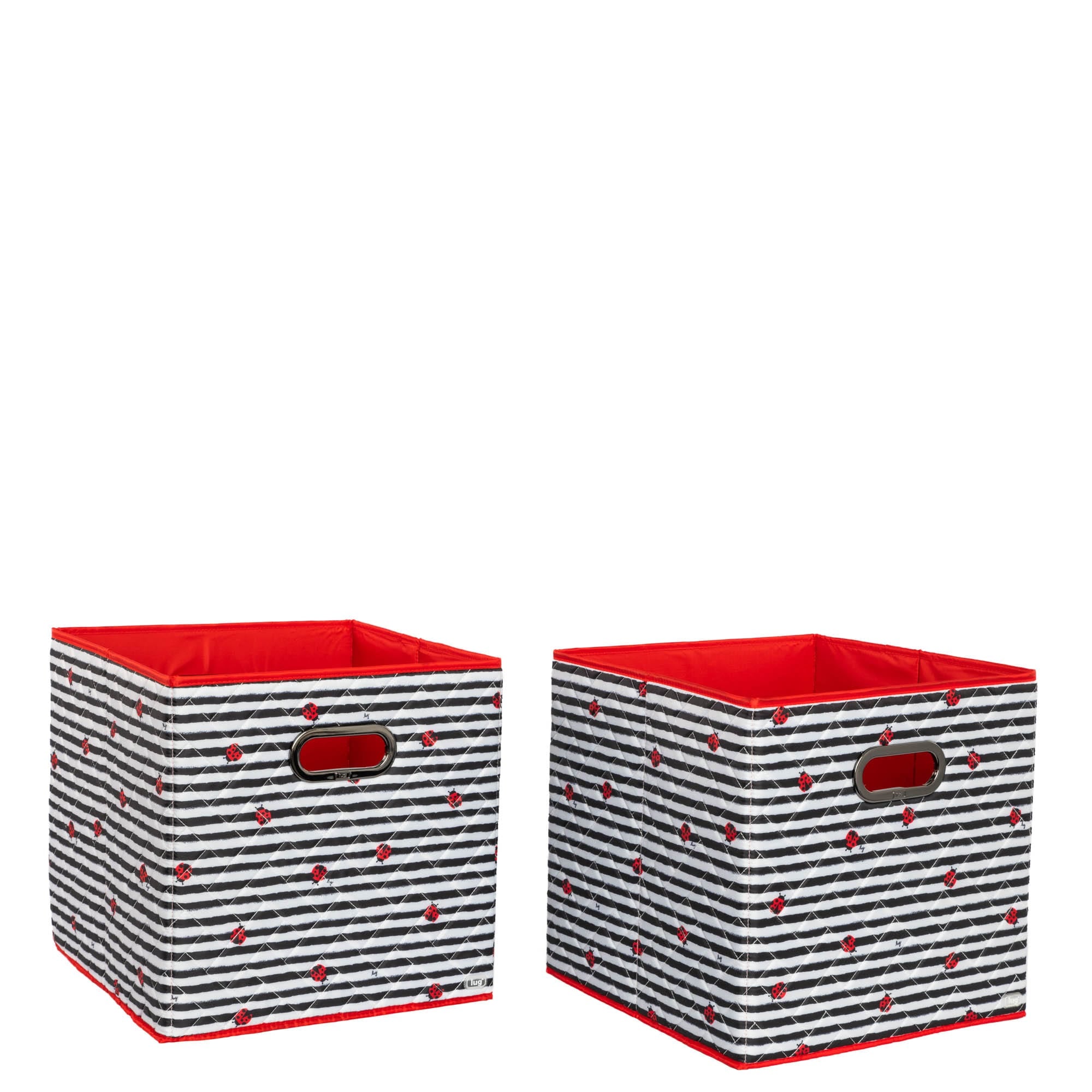 Cargo 2pc Collapsible Cube Bins - LADYBUG LANE - Cargo2pkCollapsibleStorageCube_LadybugLane_03
