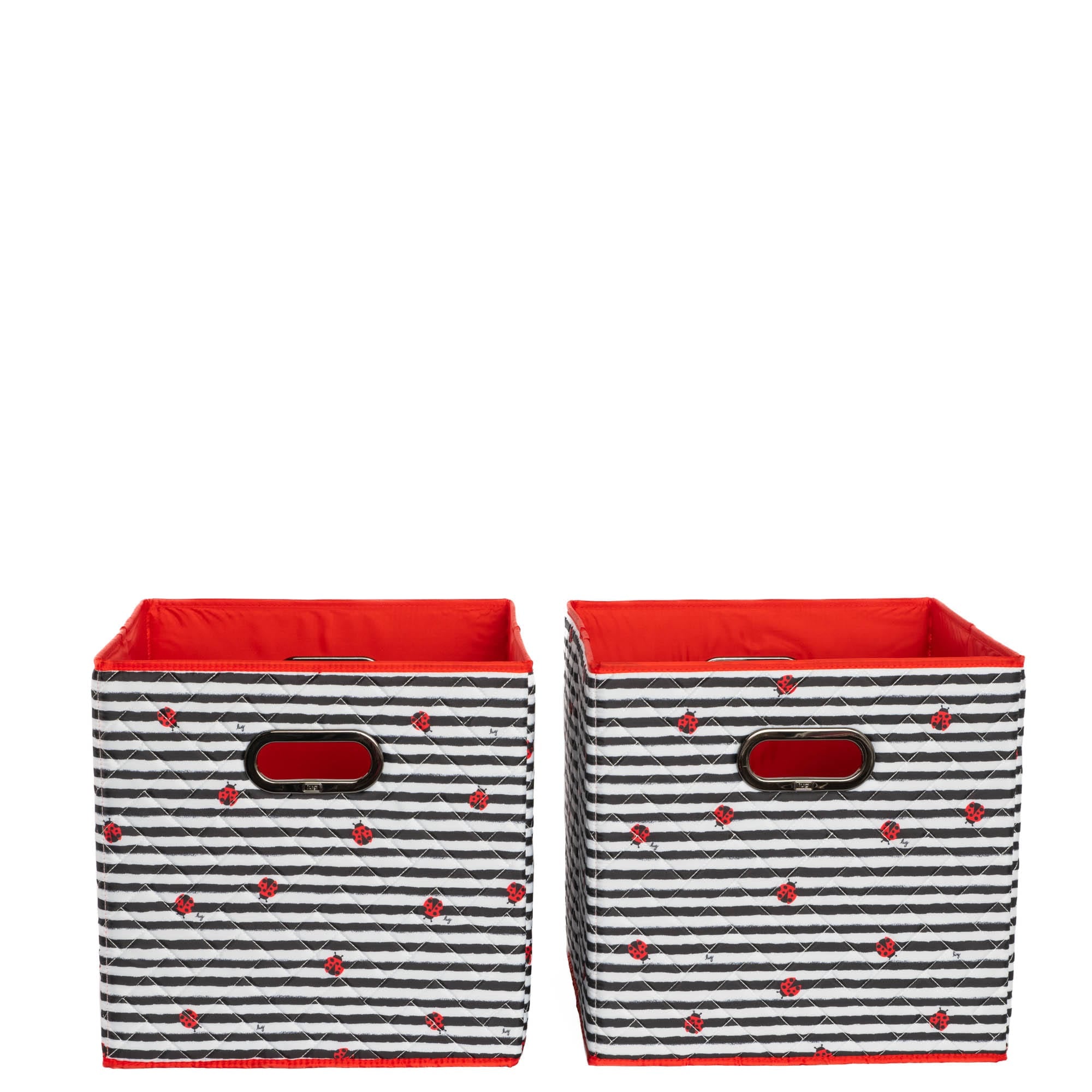 Cargo 2pc Collapsible Cube Bins - LADYBUG LANE - Cargo2pkCollapsibleStorageCube_LadybugLane_05