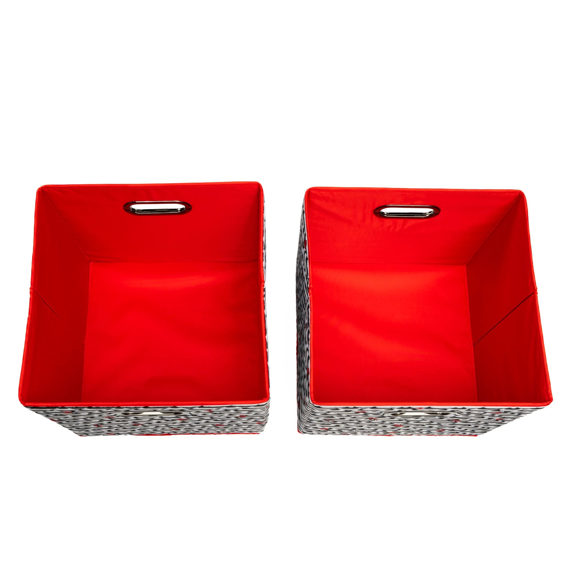Cargo 2pc Collapsible Cube Bins - LADYBUG LANE - Cargo2pkCollapsibleStorageCube_LadybugLane_06