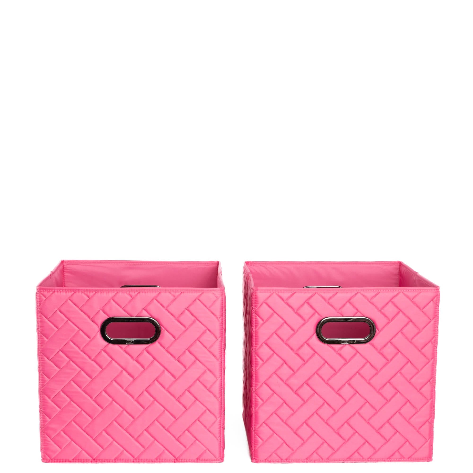 Cargo 2pc Collapsible Cube Bins - PINK TOURMALINE - Cargo2pkCollapsibleStorageCube_PinkTourmaline_05