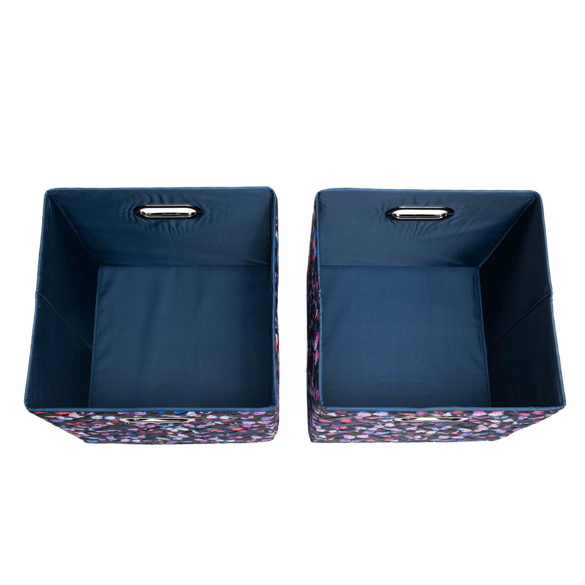 Cargo 2pc Collapsible Cube Bins - WATERCOLOR BUTTERFLIES - Cargo2pkCollapsibleStorageCube_WatercolourButterflies_06