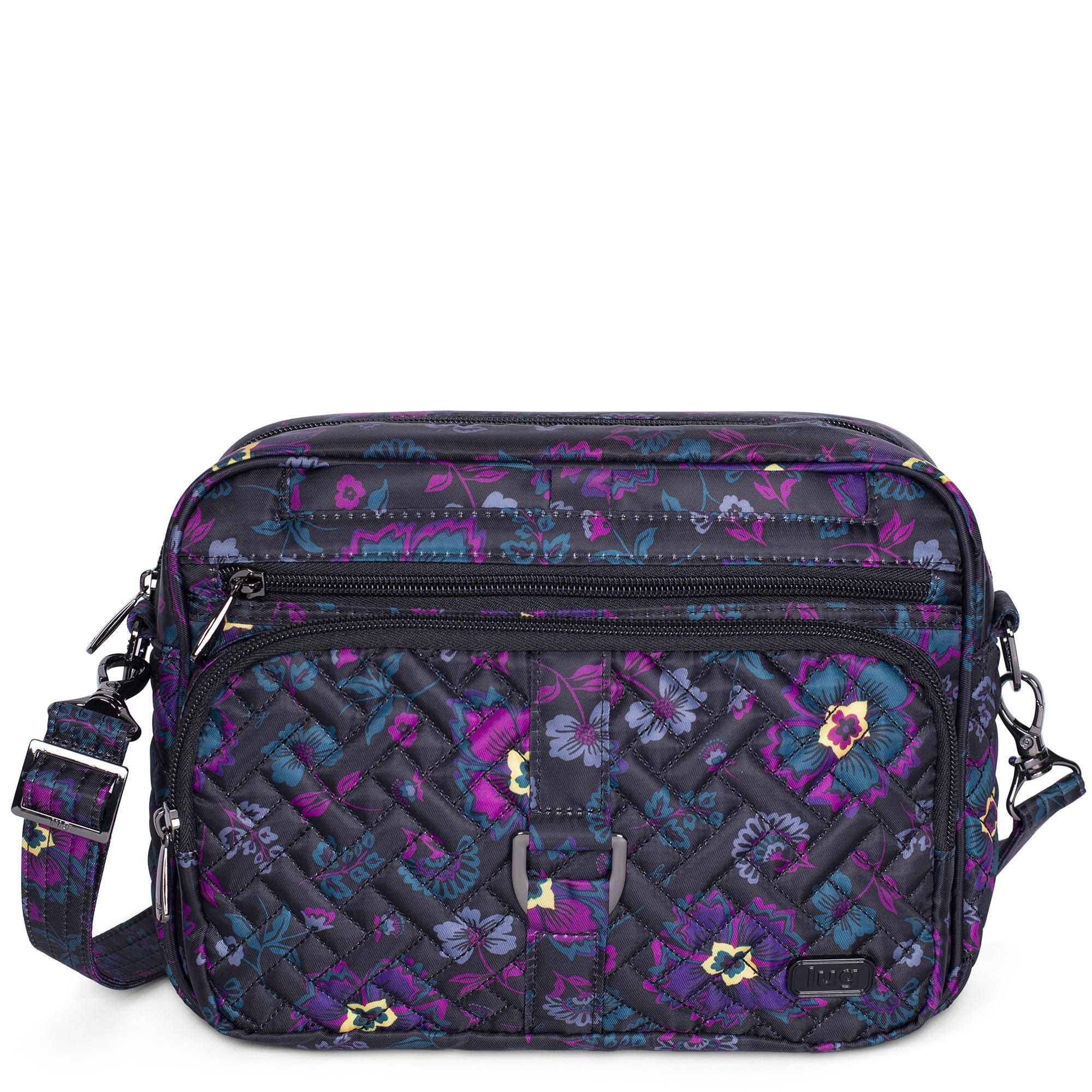 Carousel XL Crossbody Bag - BOHO FLORAL BLACK - CarouselXL_Boho_Floral_Black_01
