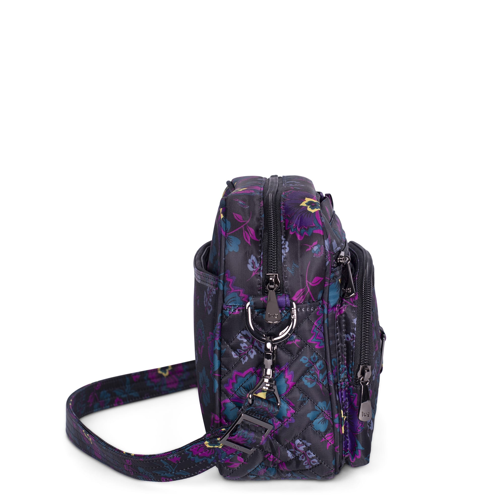 Carousel XL Crossbody Bag - BOHO FLORAL BLACK - CarouselXL_Boho_Floral_Black_03