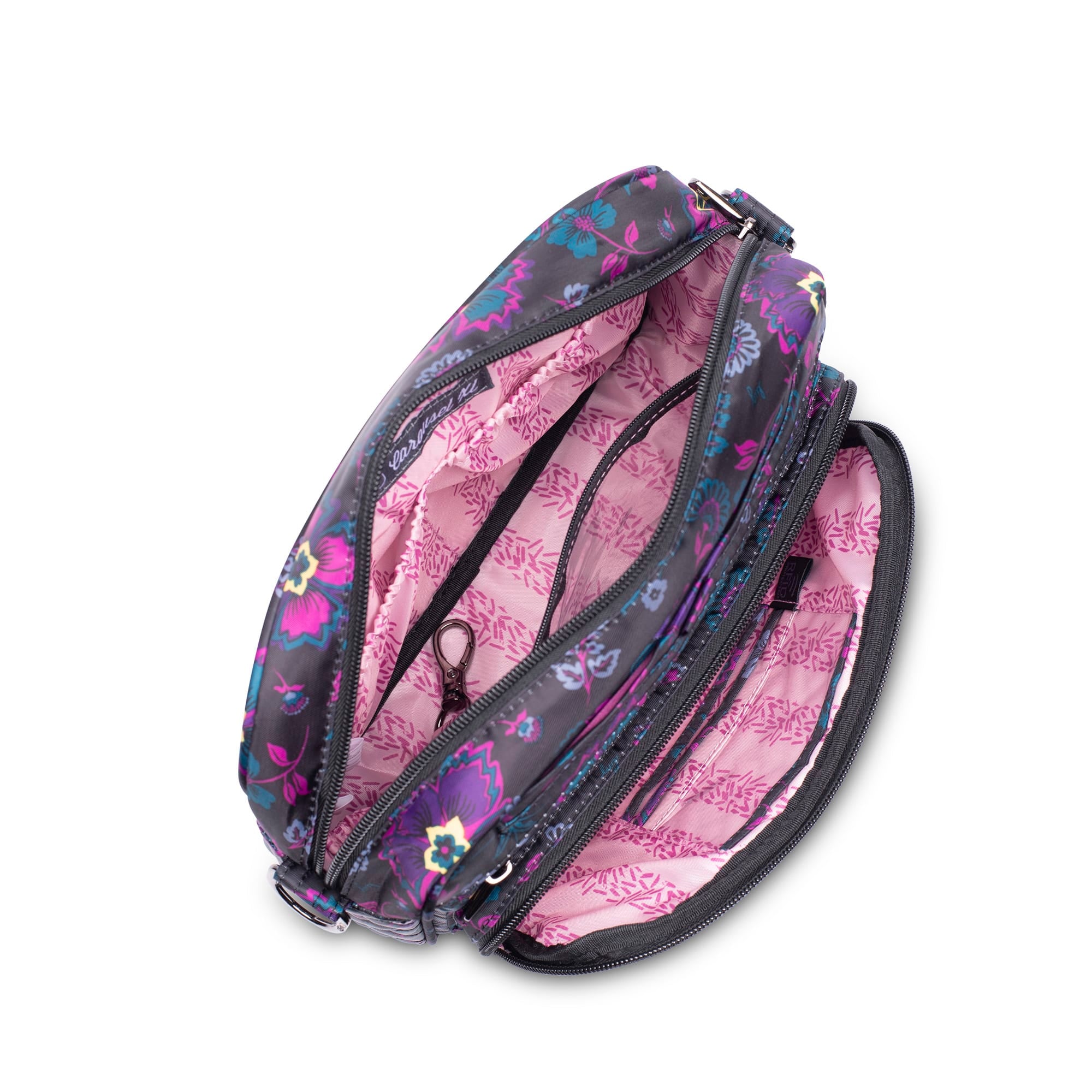 Carousel XL Crossbody Bag - BOHO FLORAL BLACK - CarouselXL_Boho_Floral_Black_05