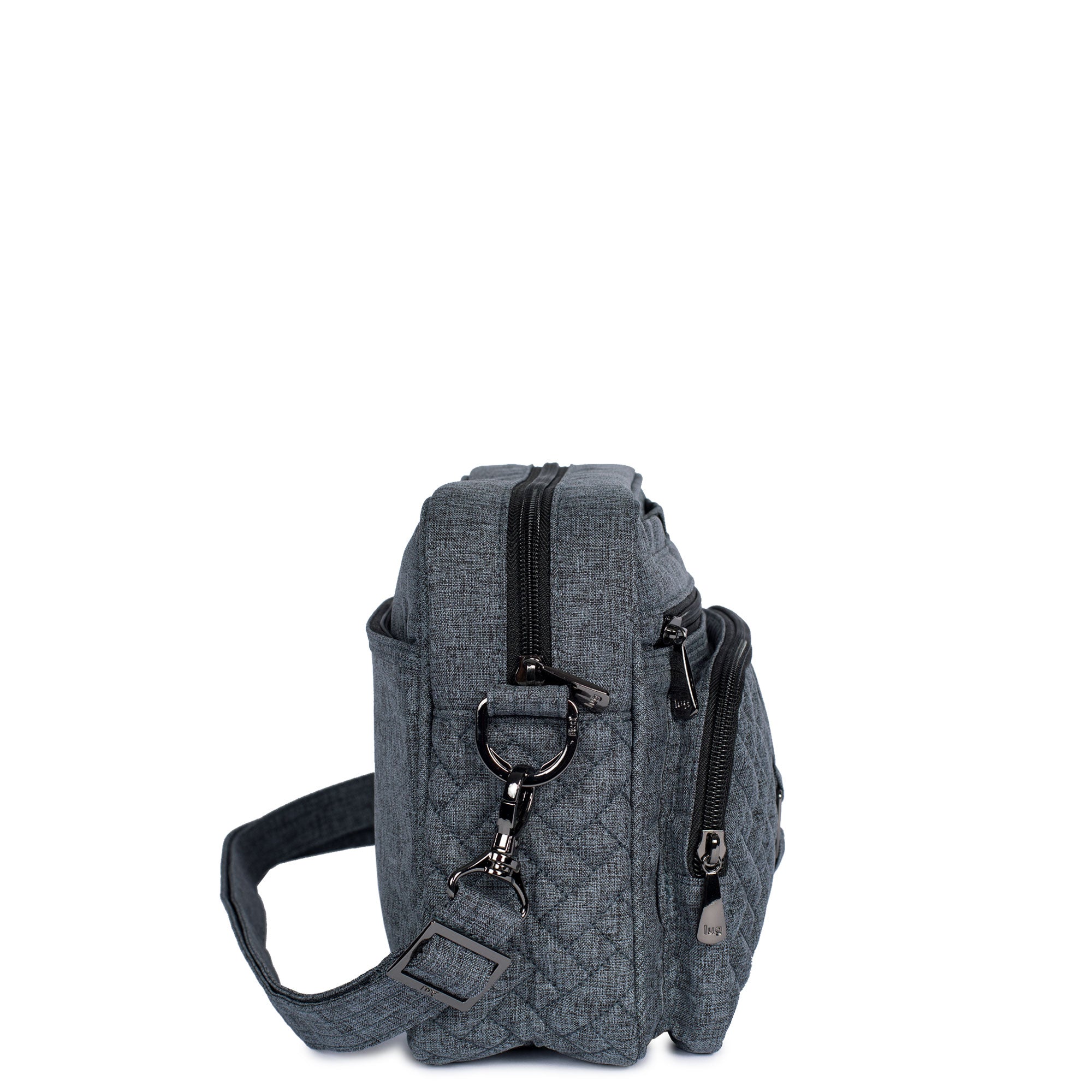 Carousel XL Crossbody Bag - HEATHER GREY LOVE STRIPE - CarouselXL_HeatherGrey_03