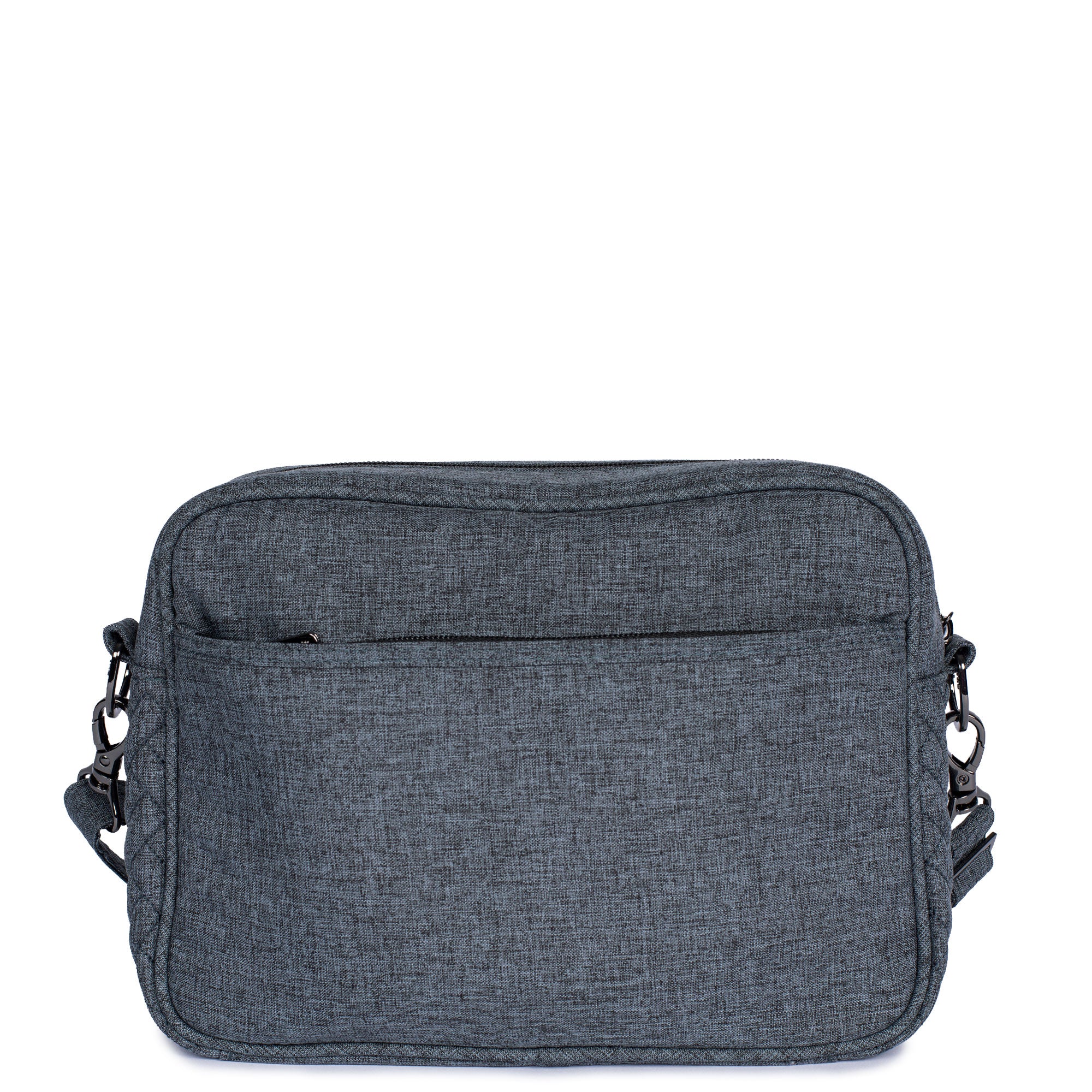 Carousel XL Crossbody Bag - HEATHER GREY LOVE STRIPE - CarouselXL_HeatherGrey_04