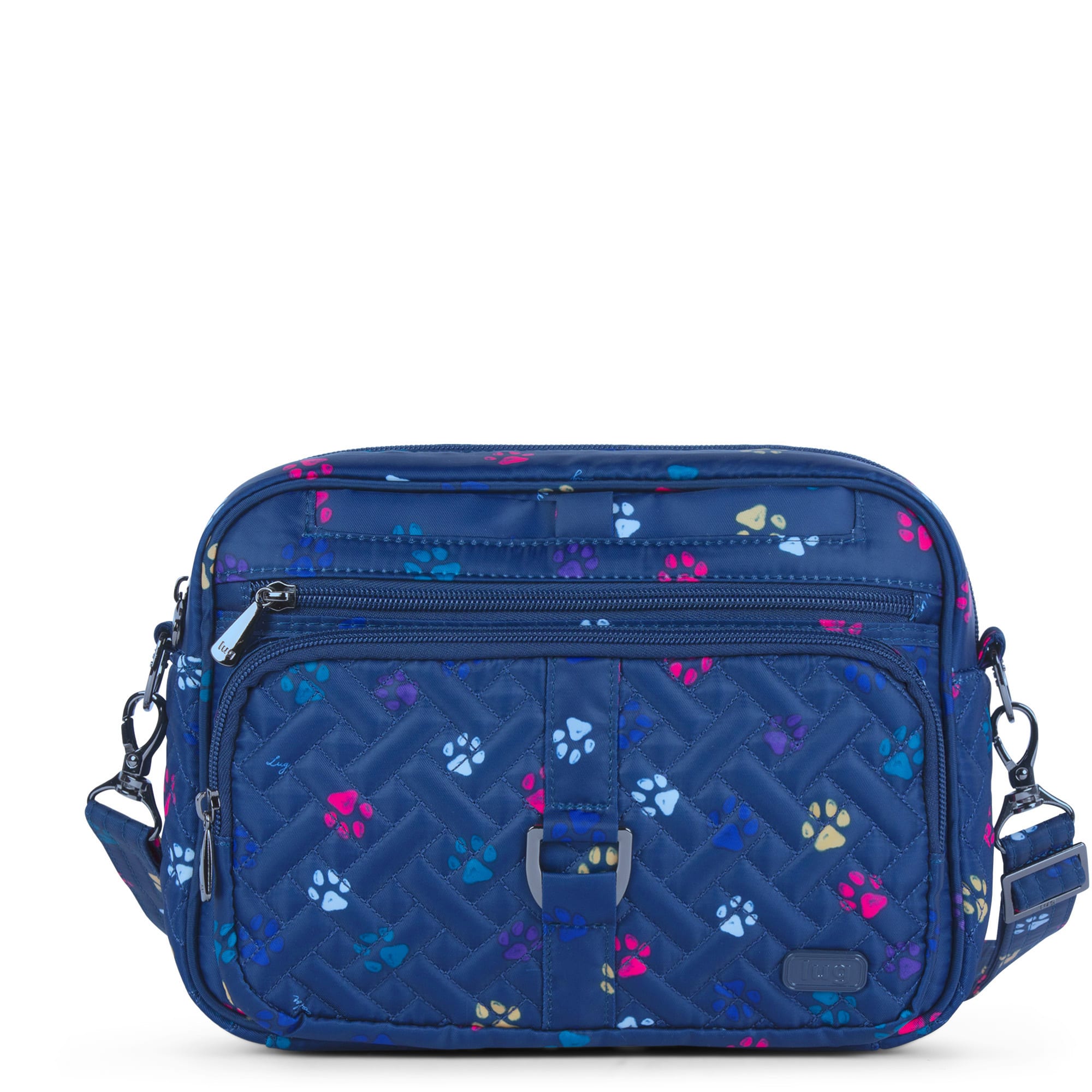 Carousel XL Crossbody Bag - PAWS NAVY - CarouselXL_PawsNavy_01