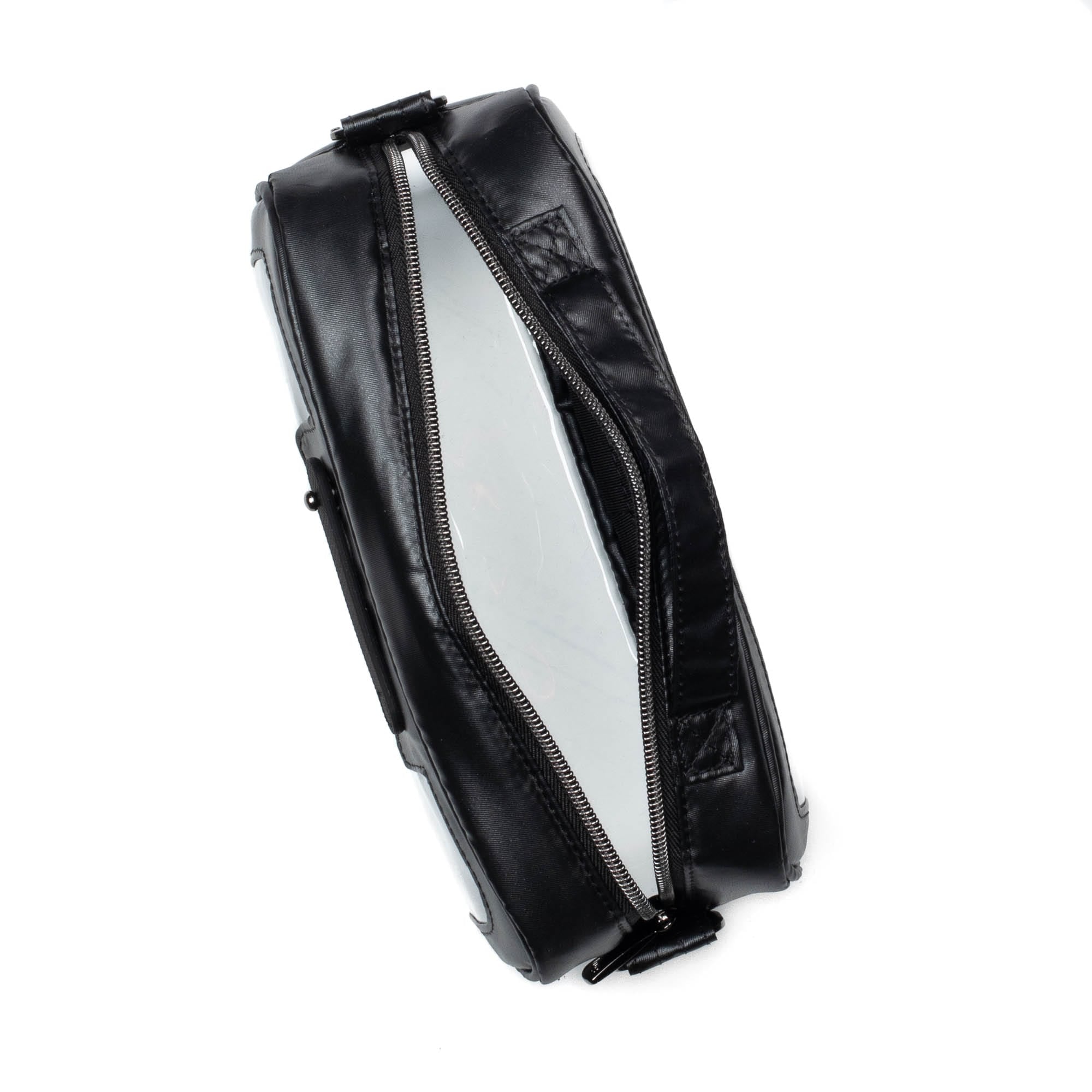 Carriage Clearview Crossbody Bag - METALLIC BLACK - CarriageCrossbody_MetallicBlack_05