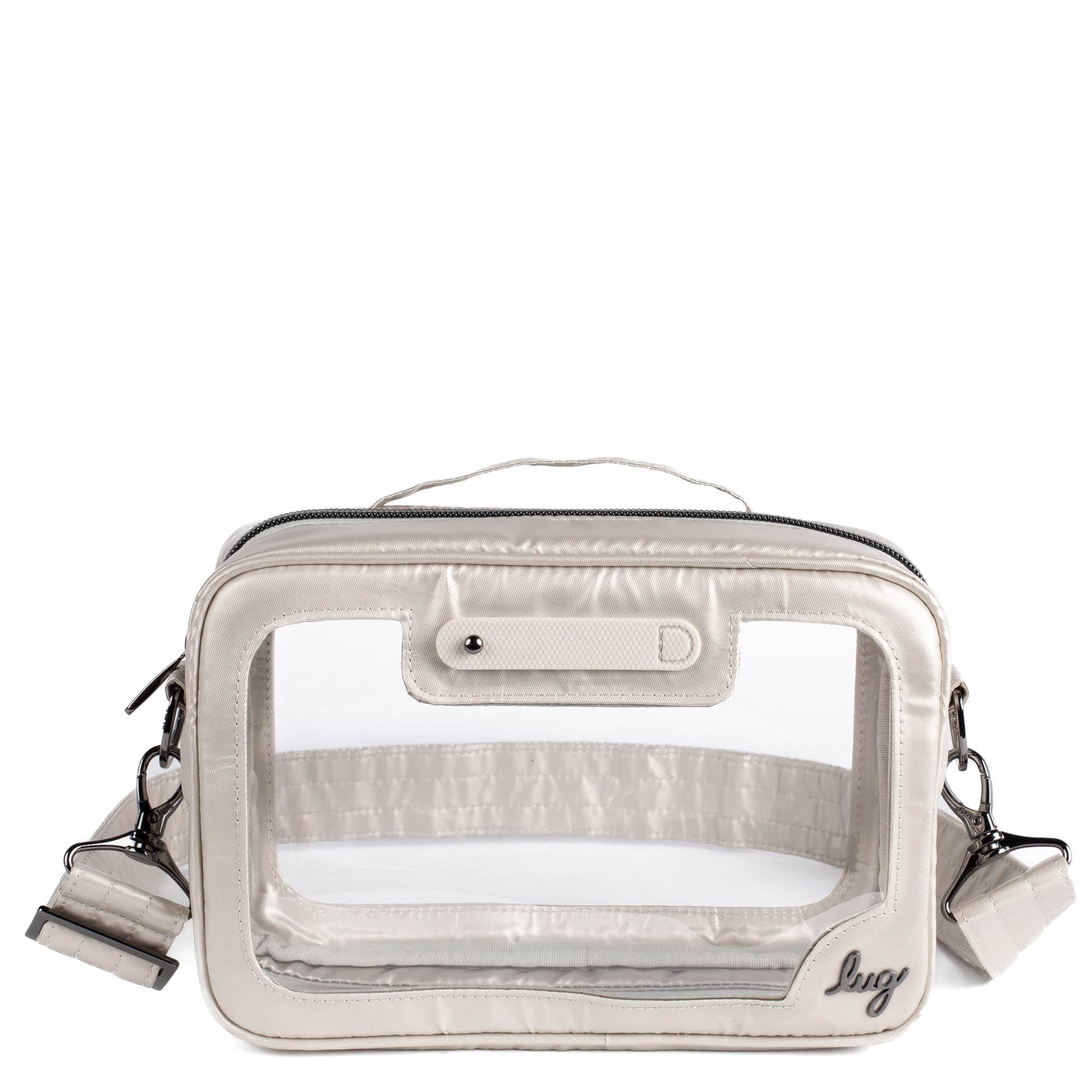 Carriage Clearview Crossbody Bag - METALLIC CHAMPAGNE - CarriageCrossbody_MetallicChampagne_01