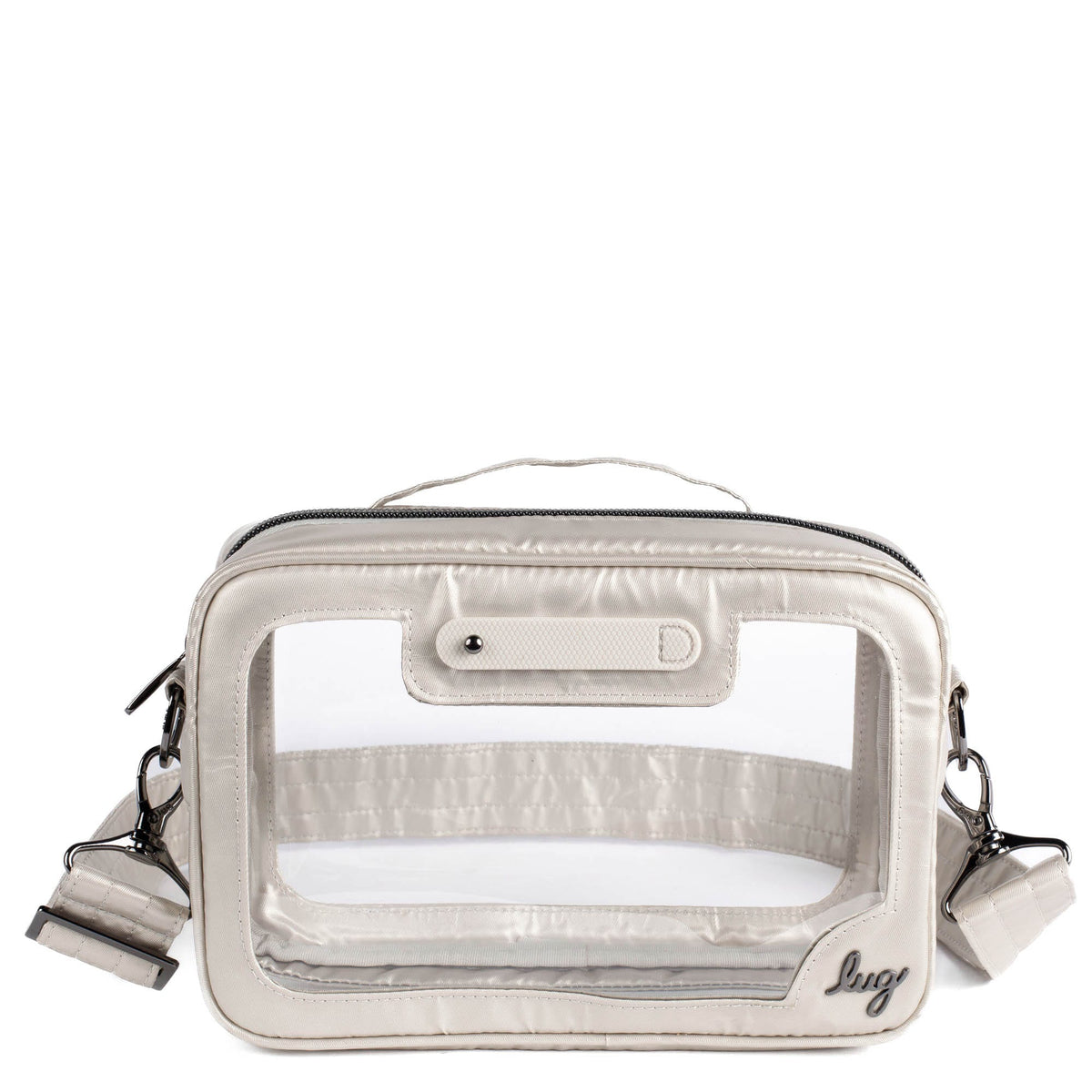 Carriage Clearview Crossbody Bag - METALLIC CHAMPAGNE - CarriageCrossbody_MetallicChampagne_01
