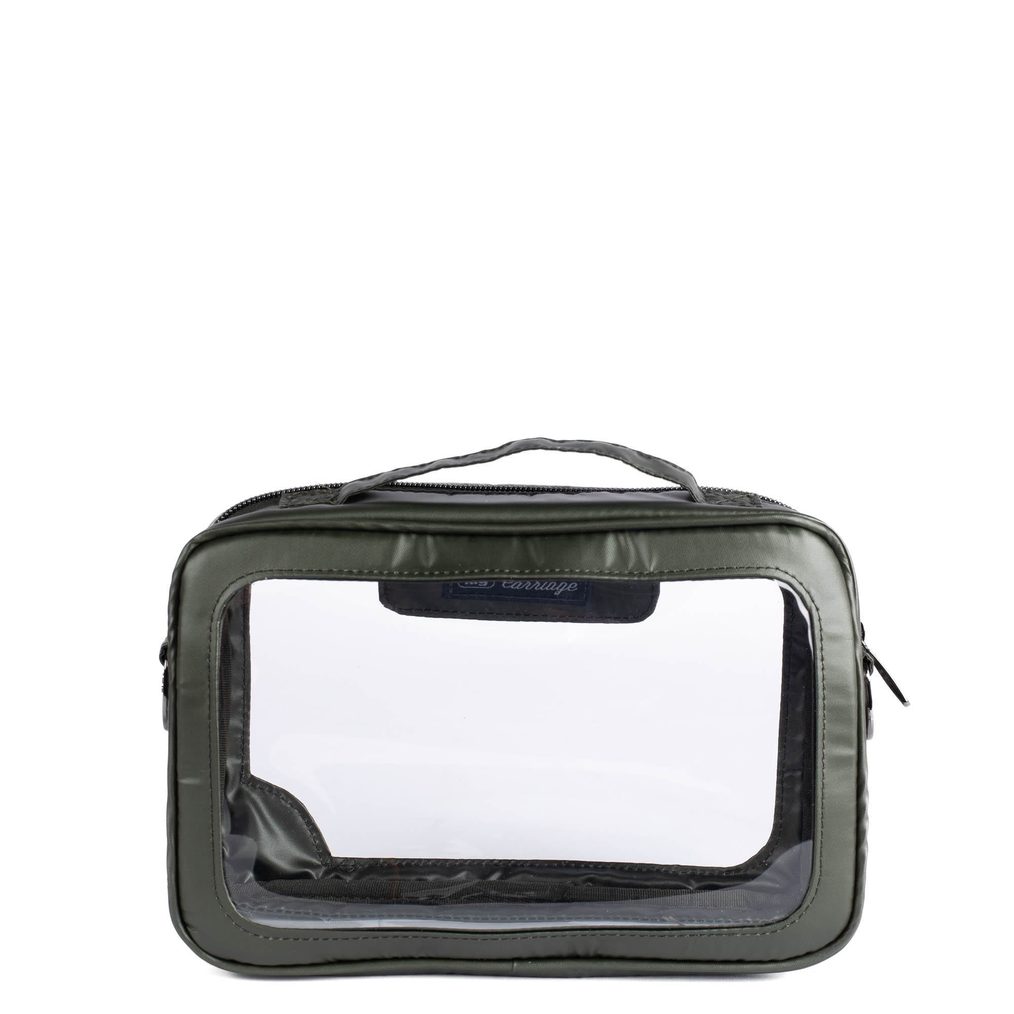 Carriage Clearview Crossbody Bag - METALLIC OLIVE - CarriageCrossbody_MetallicOlive_04
