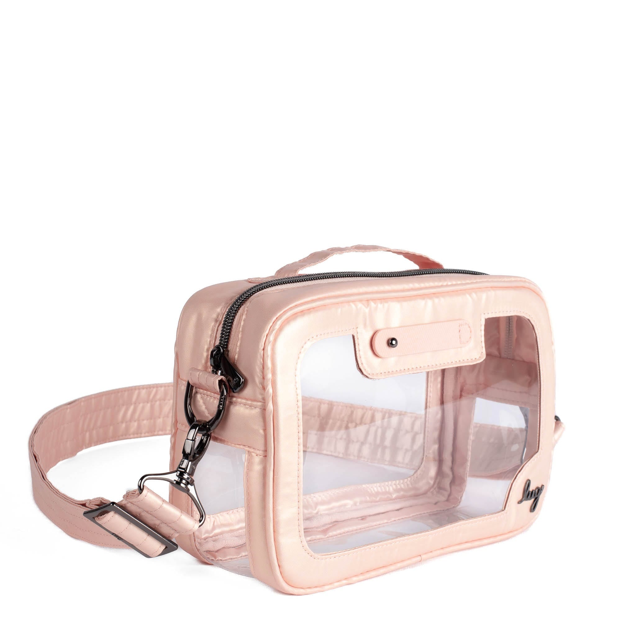 Carriage Clearview Crossbody Bag - METALLIC ROSE GOLD - CarriageCrossbody_MetallicRosegold_02