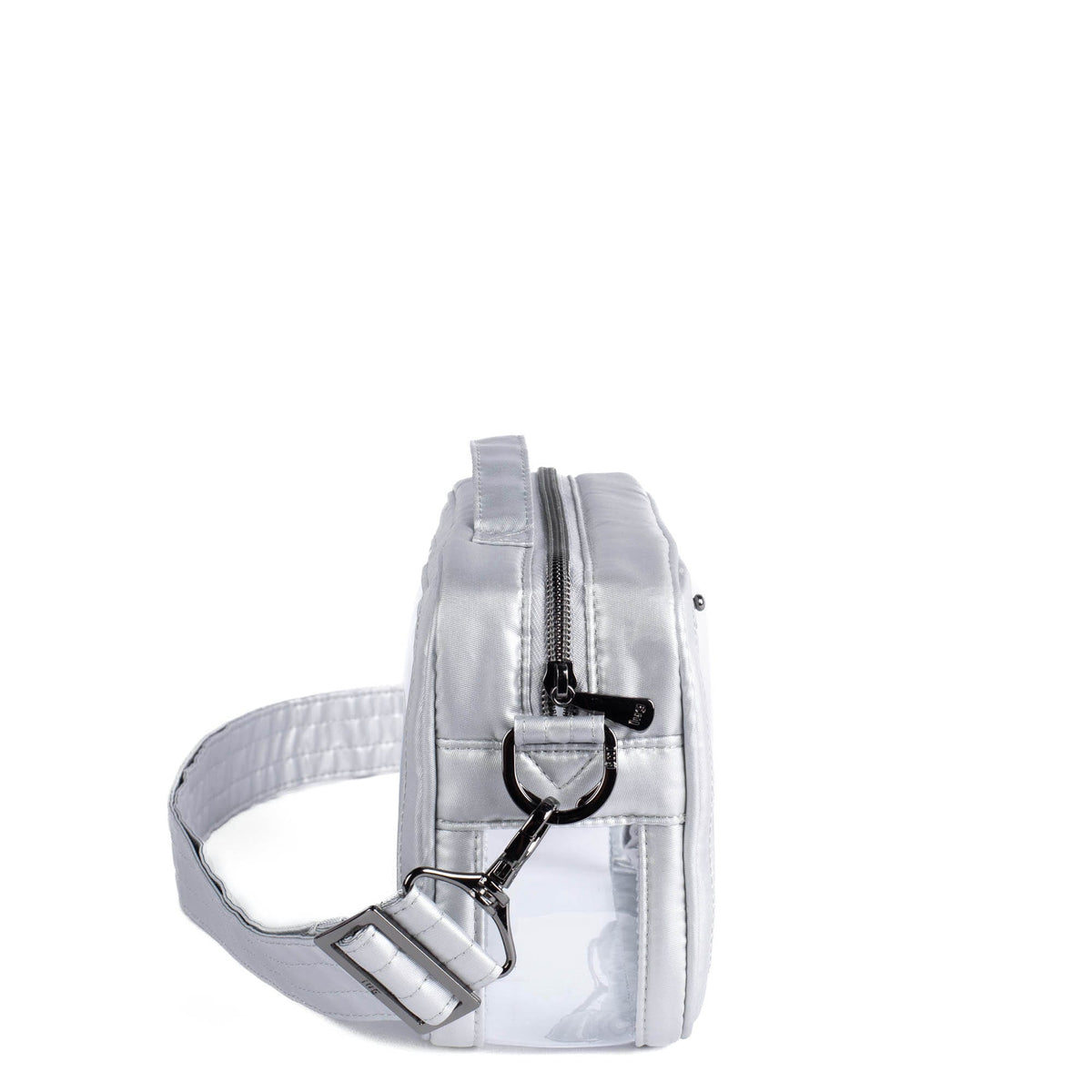 Carriage Clearview Crossbody Bag - METALLIC SILVER - CarriageCrossbody_MetallicSilver_03