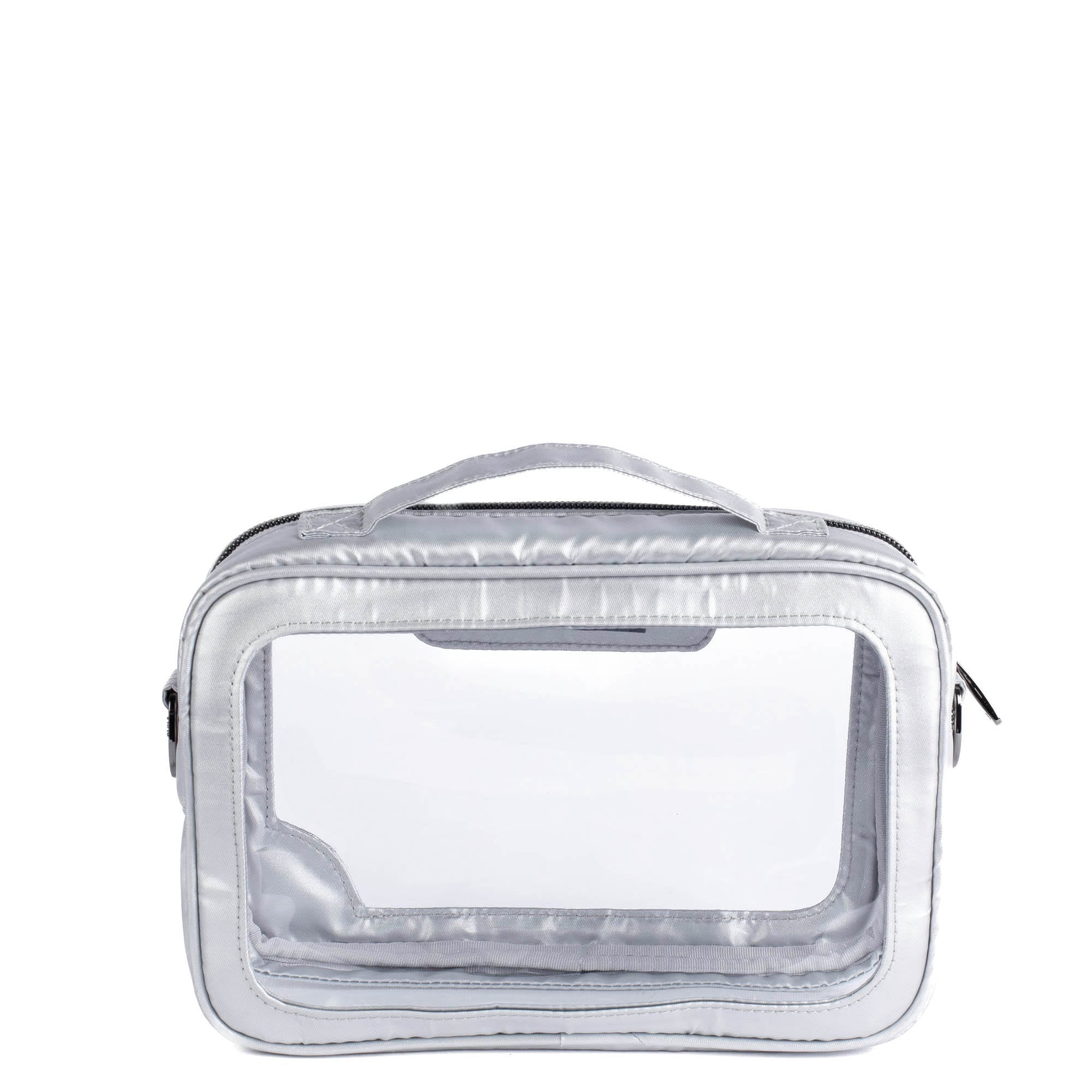 Carriage Clearview Crossbody Bag - METALLIC SILVER - CarriageCrossbody_MetallicSilver_04