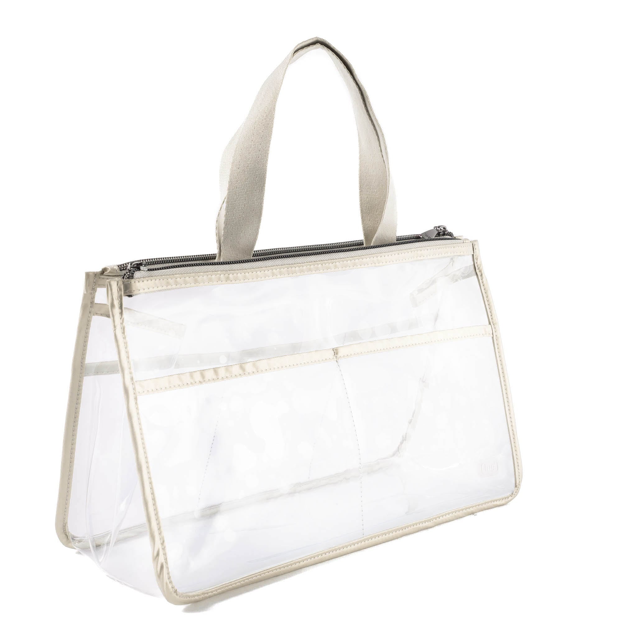 Catcher Clearview Cosmetic Bag - METALLIC CHAMPAGNE - Catcher_Clearview_MetallicChampagne_02