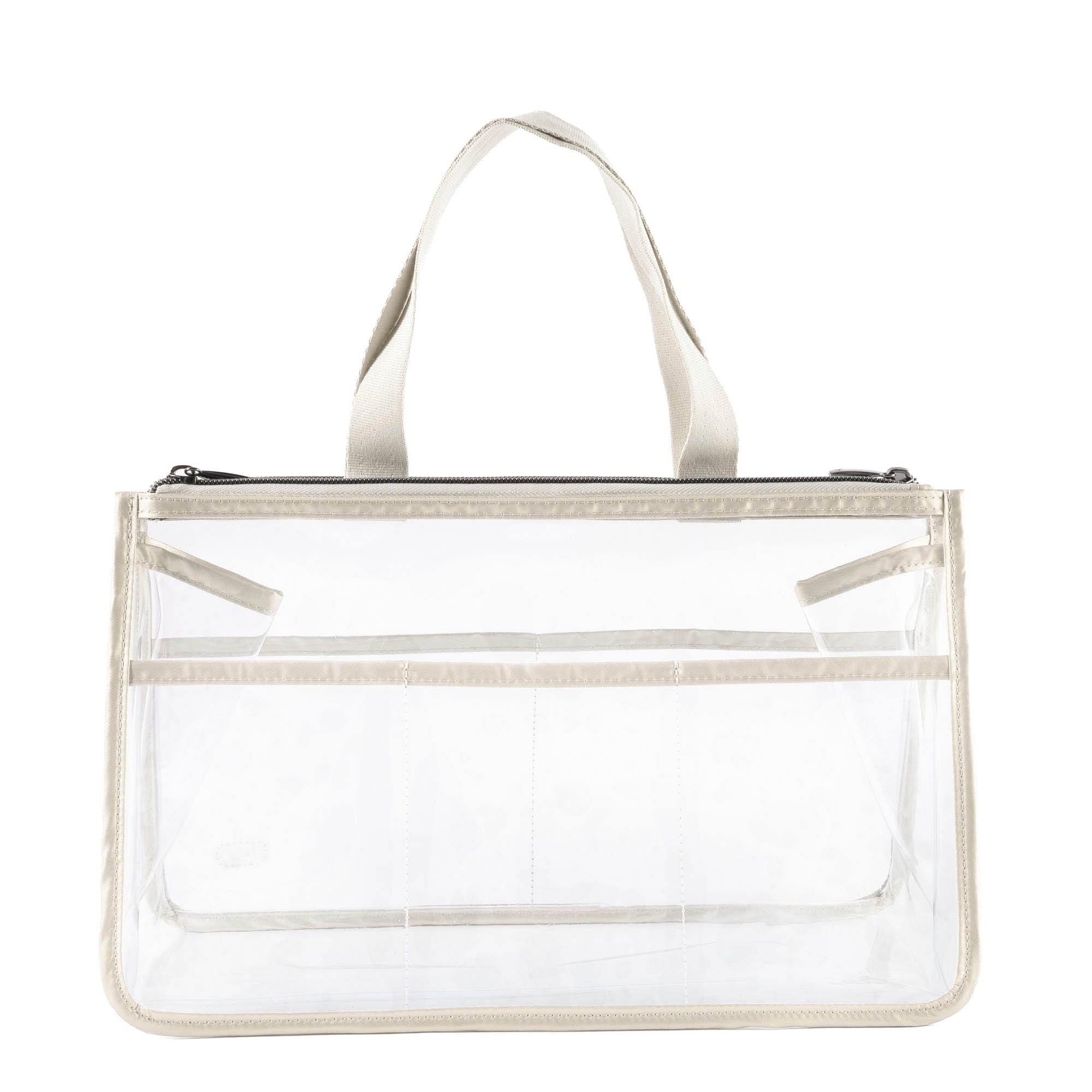 Catcher Clearview Cosmetic Bag - METALLIC CHAMPAGNE - Catcher_Clearview_MetallicChampagne_04