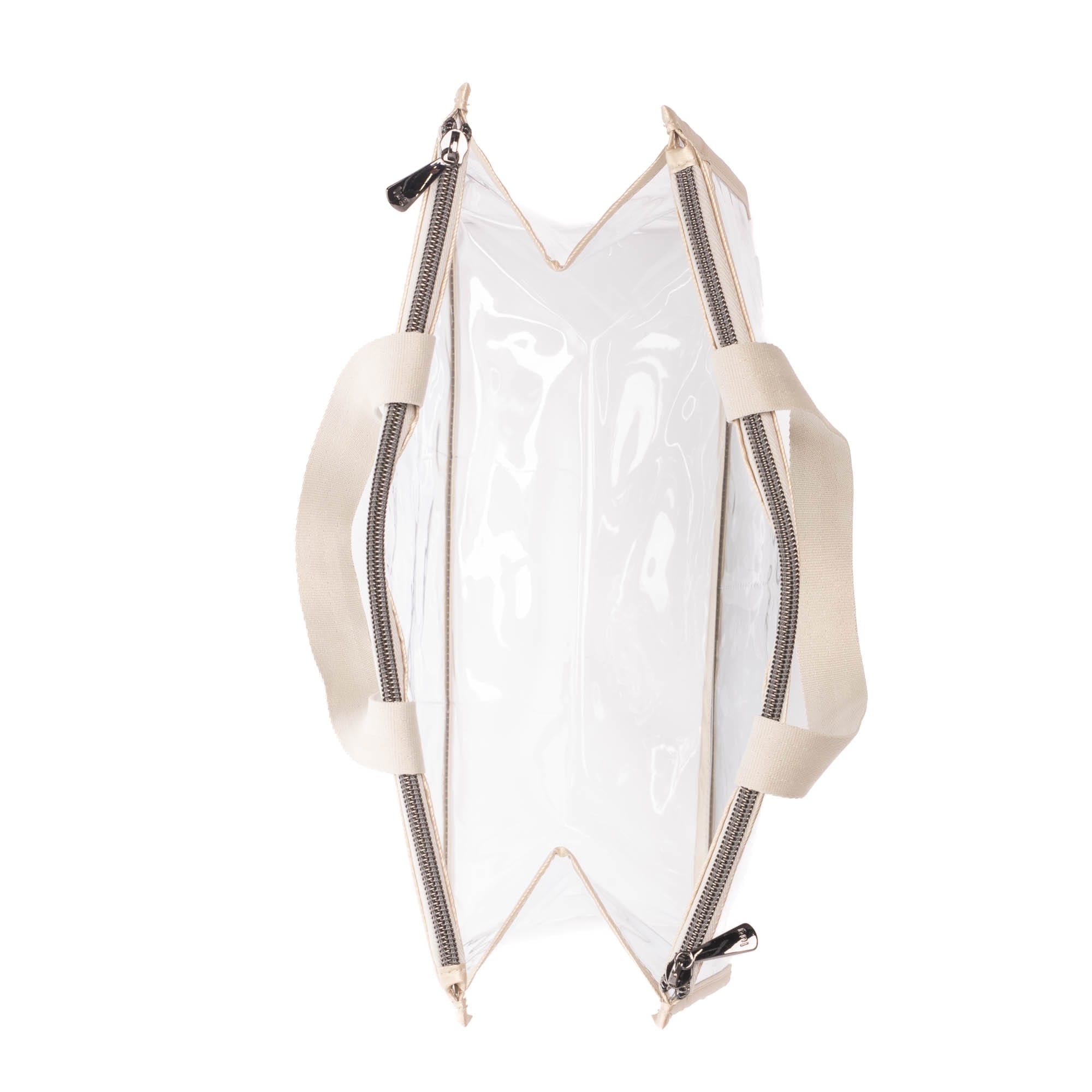 Catcher Clearview Cosmetic Bag - METALLIC CHAMPAGNE - Catcher_Clearview_MetallicChampagne_05