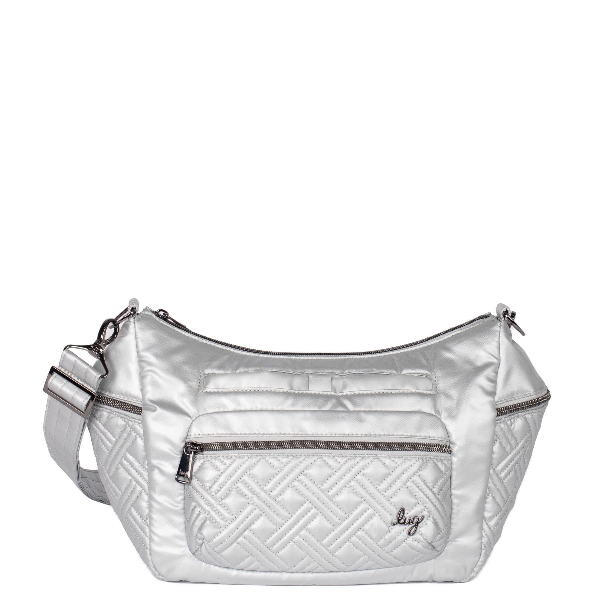 Cha Cha Crossbody Bag - METALLIC SILVER - ChaCha_MetallicSilver_01