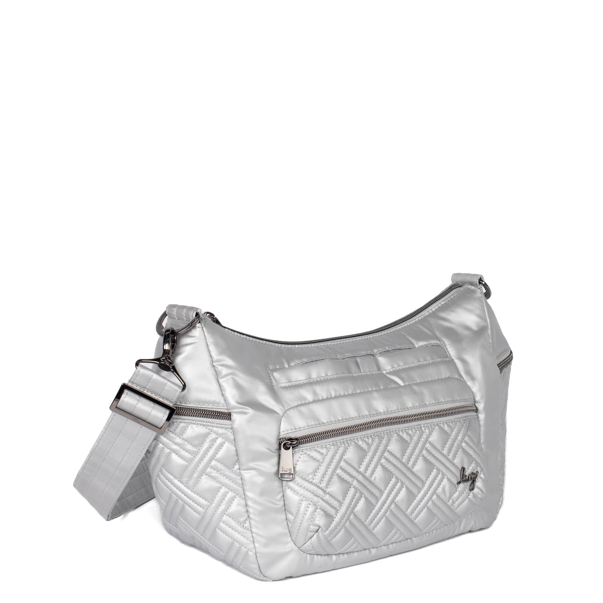 Cha Cha Crossbody Bag - METALLIC SILVER - ChaCha_MetallicSilver_02