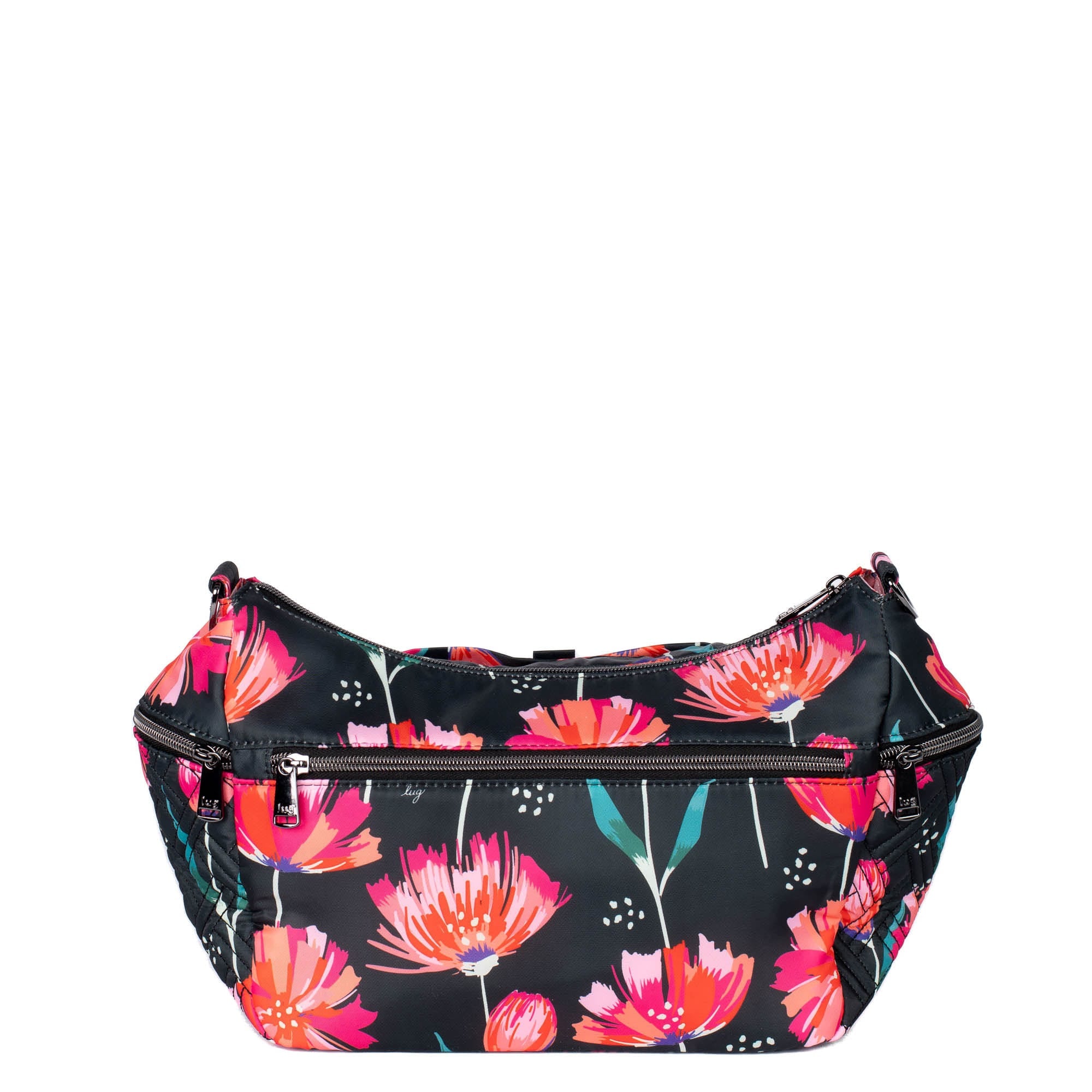 Cha Cha Crossbody Bag - POMPOM FLORAL BLACK - ChaCha_PompomFloralBlack_04