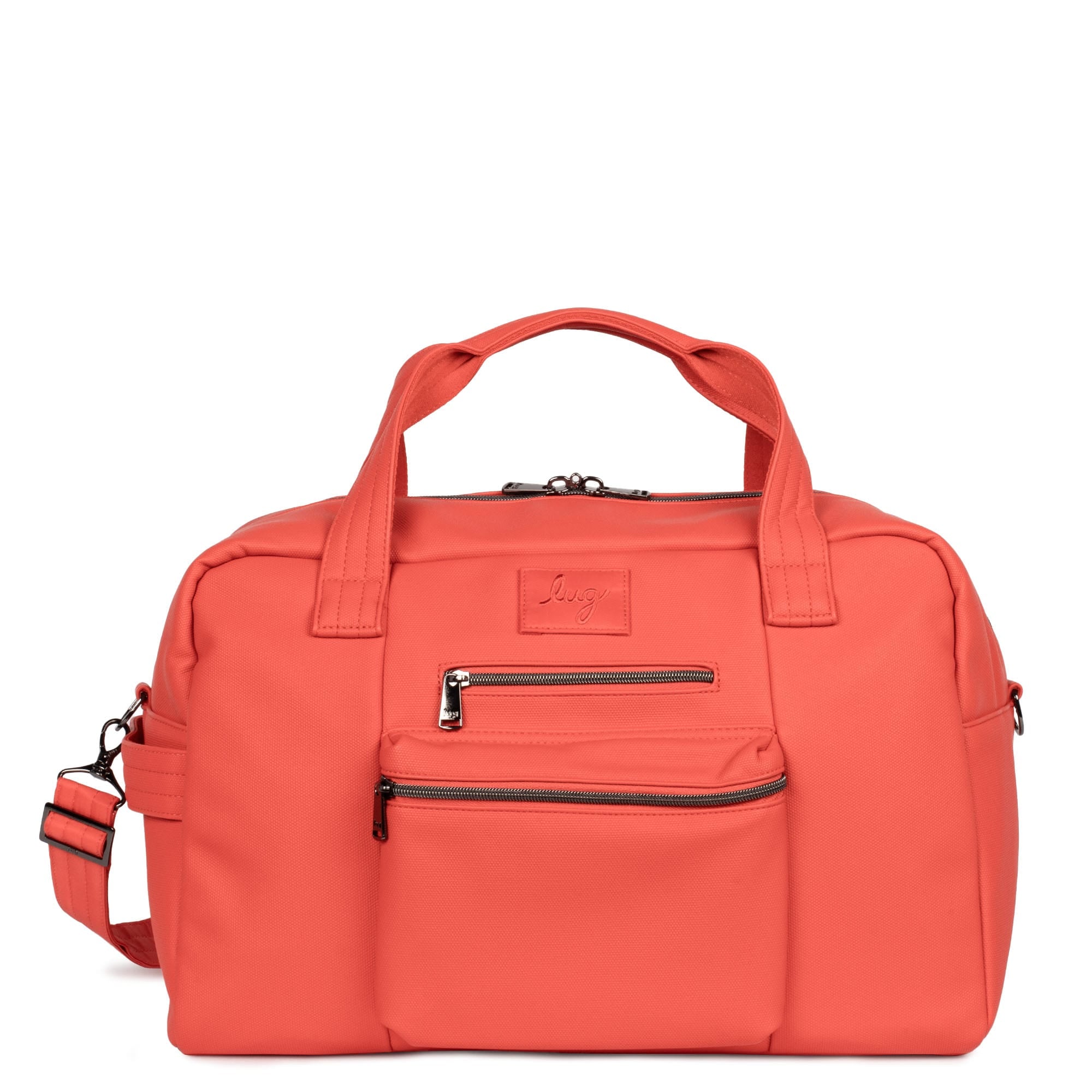 Charger Matte Luxe VL Overnight Bag - PAPAYA - Charger_MatteLuxe_Papaya_01