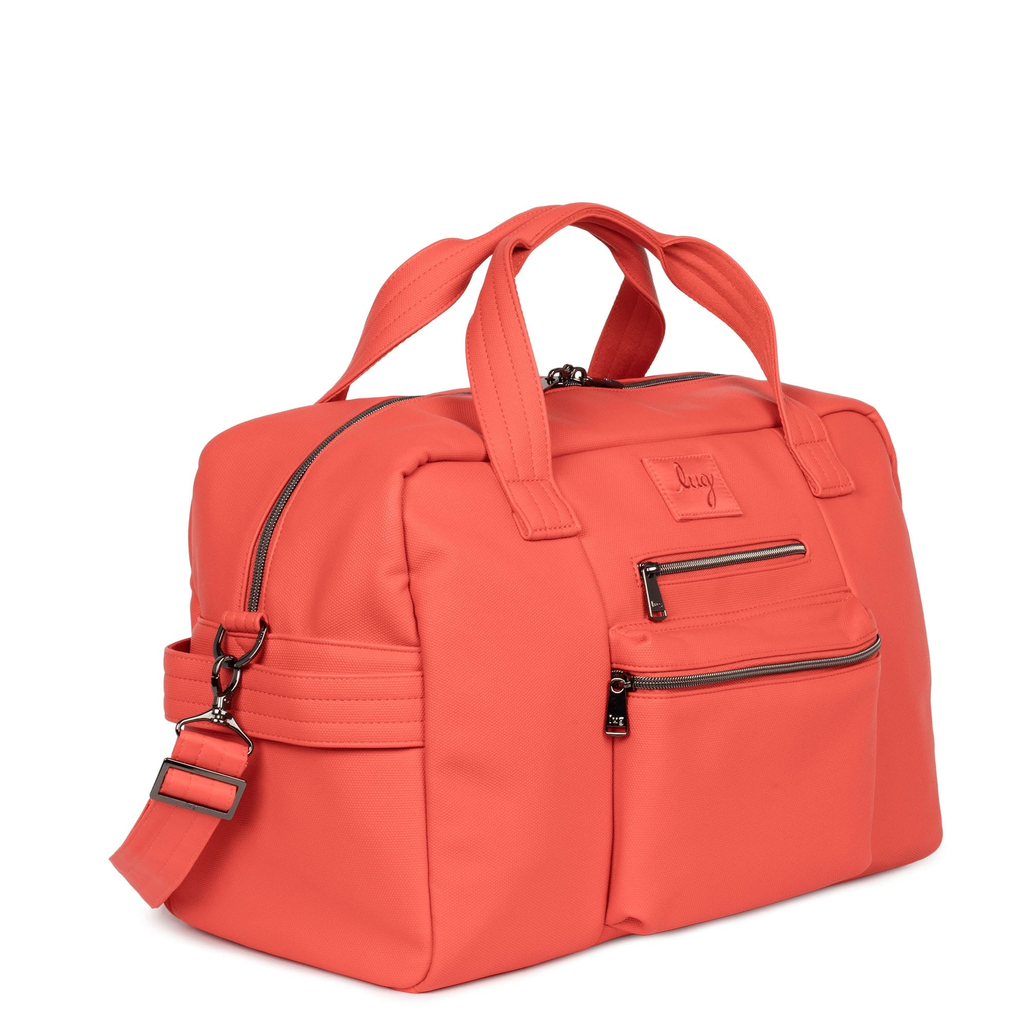 Charger Matte Luxe VL Overnight Bag - PAPAYA - Charger_MatteLuxe_Papaya_02