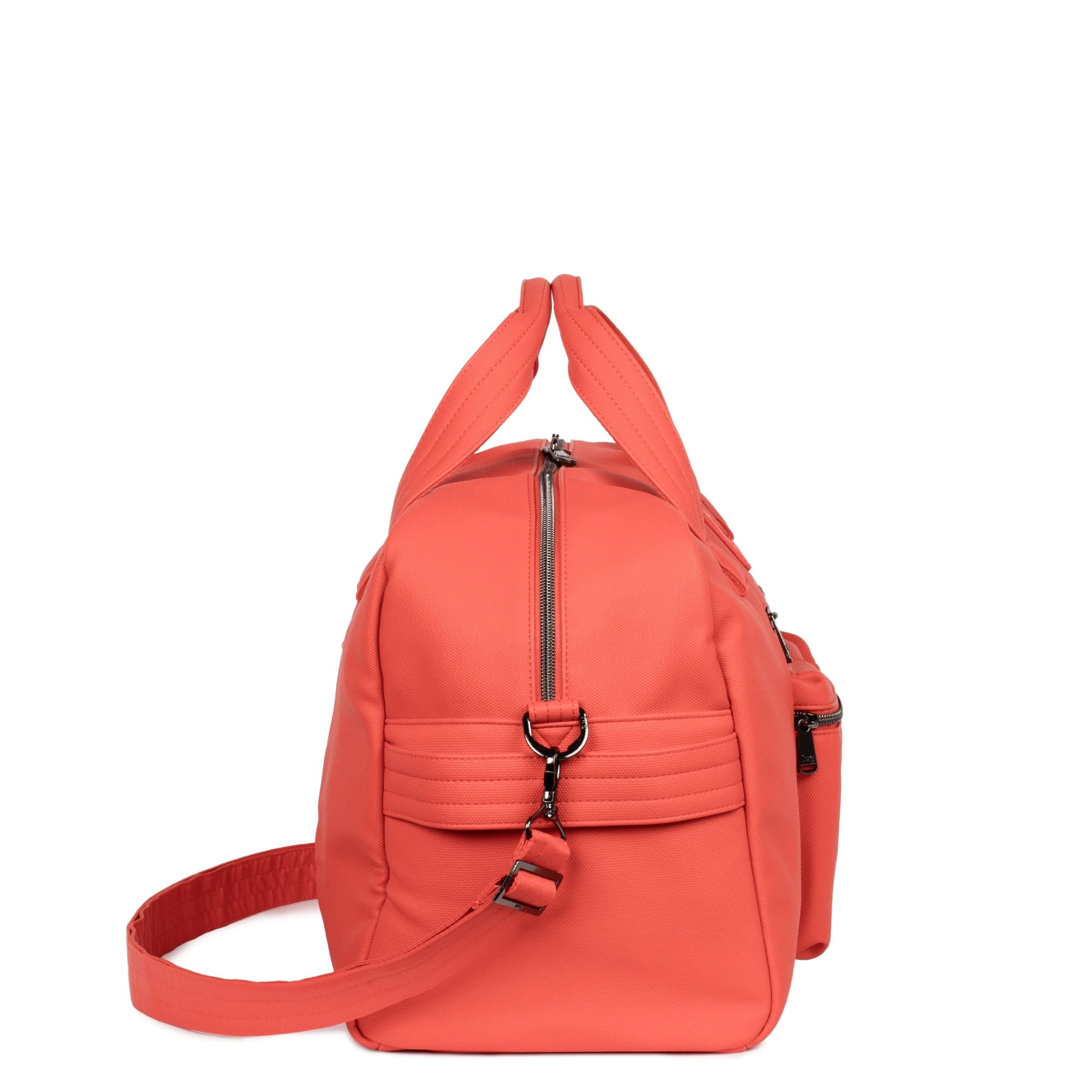 Charger Matte Luxe VL Overnight Bag - PAPAYA - Charger_MatteLuxe_Papaya_03