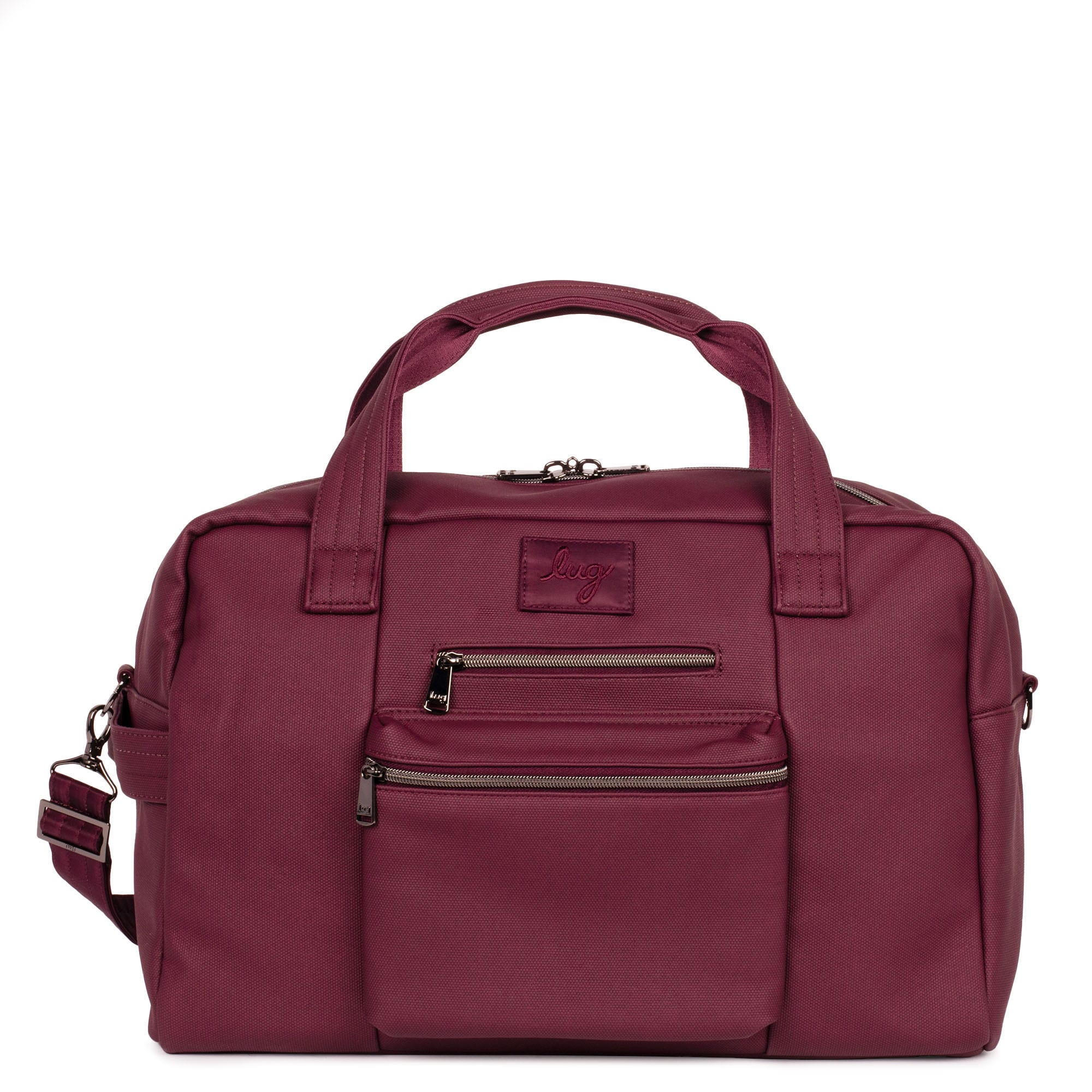 Charger Matte Luxe VL Overnight Bag - WINE - Charger_MatteLuxe_Wine_01
