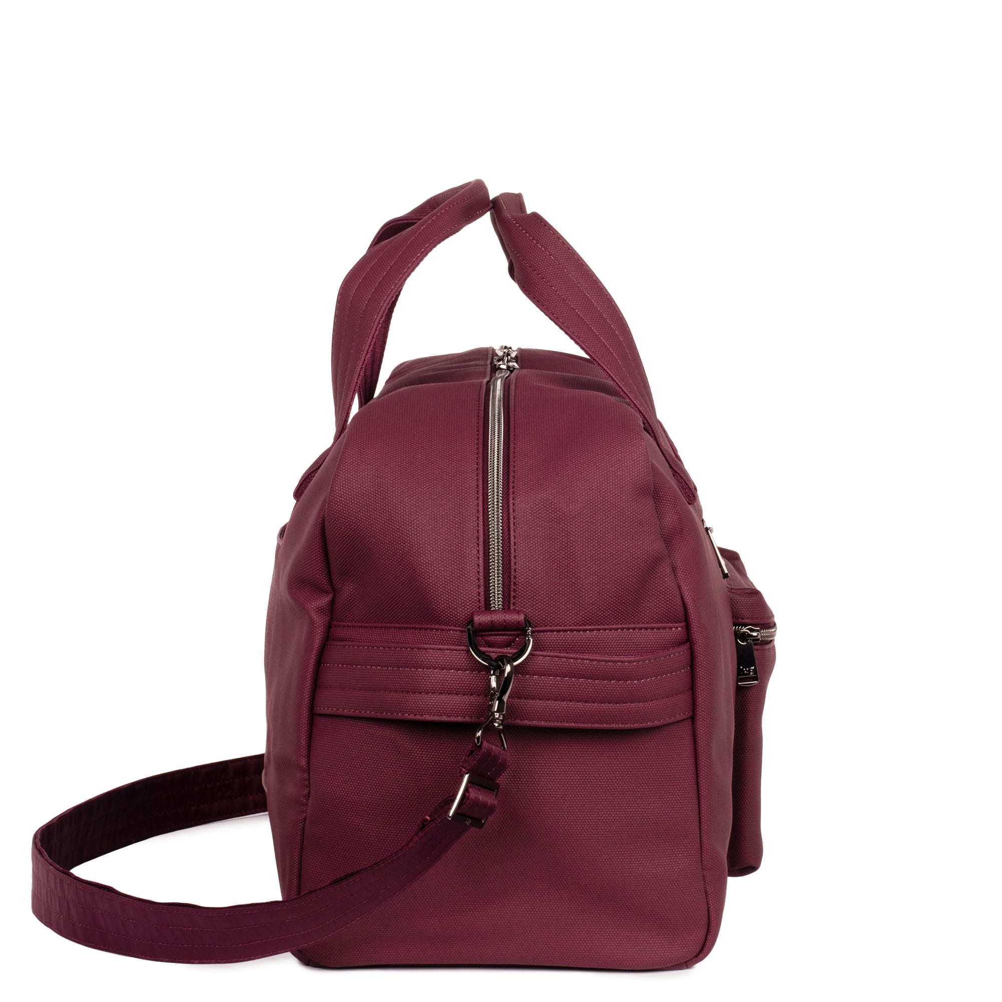 Charger Matte Luxe VL Overnight Bag - WINE - Charger_MatteLuxe_Wine_03