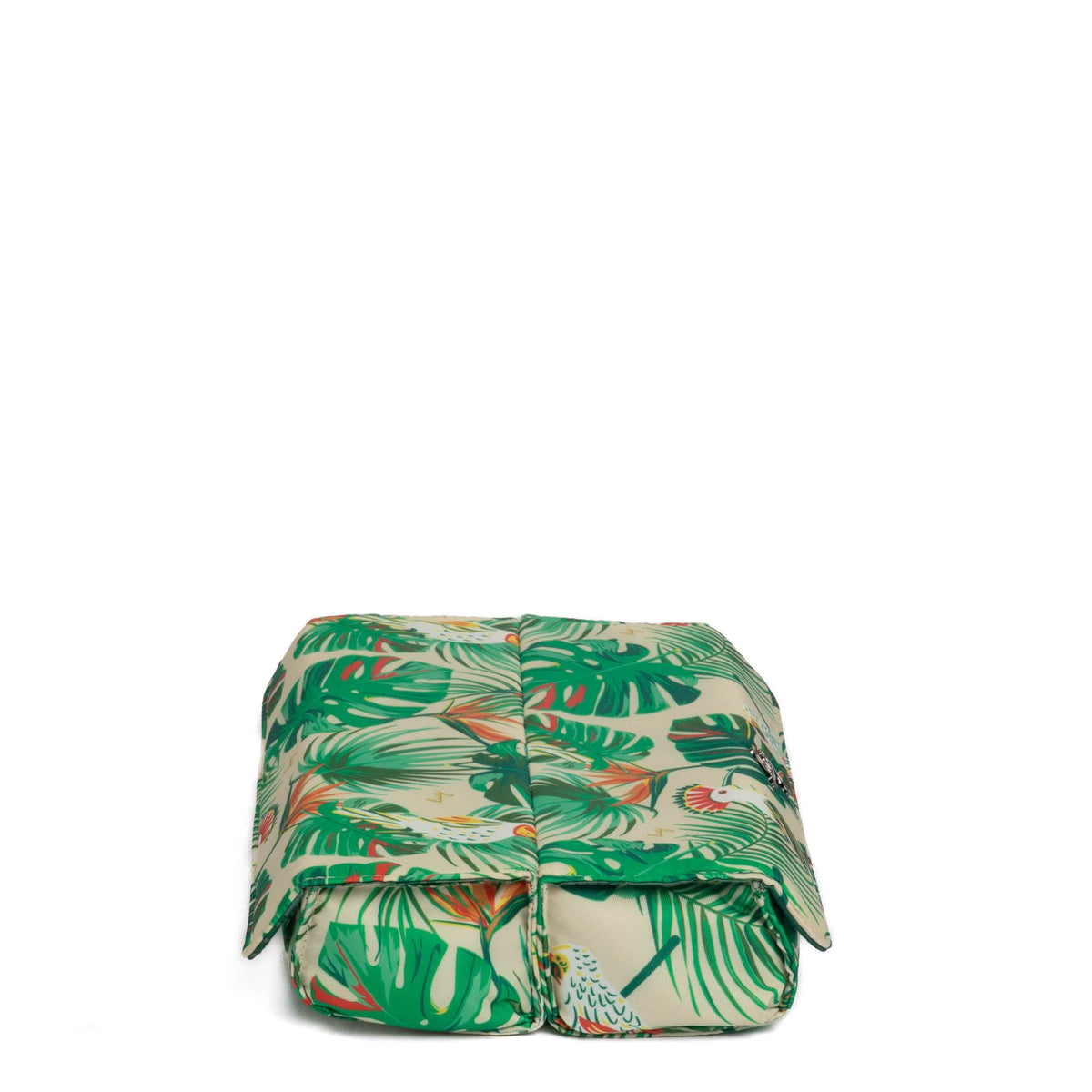 Choo Choo AM/PM Pill Organizer - TROPICAL BIRDS CREAM - ChooChooAMPM_TropicalBirdsCream_03