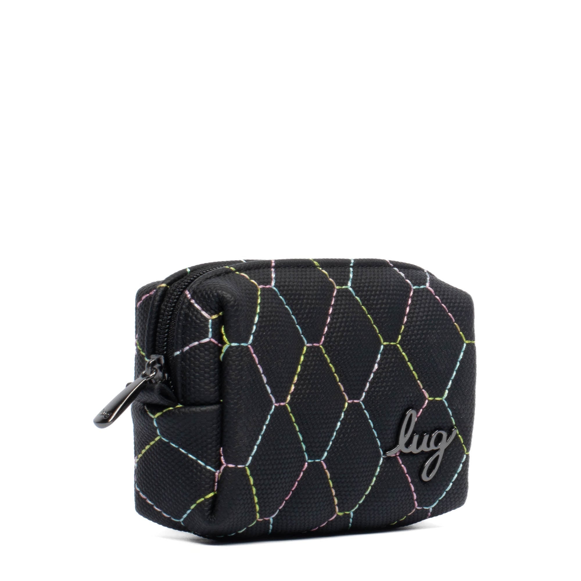 Choo Choo Mini Matte Luxe VL Pill Box - BLACK ICEPOP STITCH - ChooChooMiniMatteLuxe_BlackwithIcepopRainbow_02