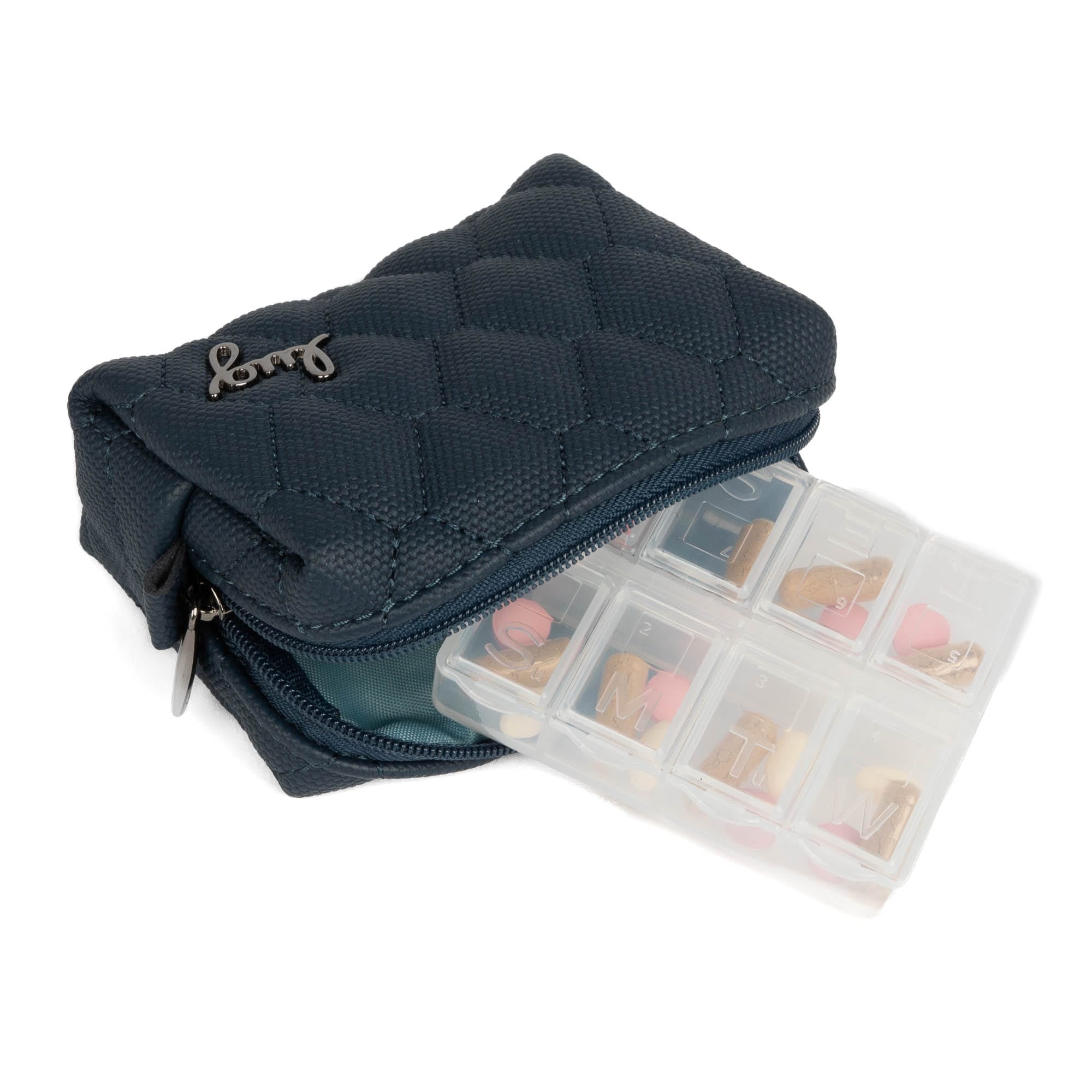 Choo Choo Mini Matte Luxe VL Pill Box - INDIGO - ChooChooMiniMatteLuxe_Indigo_05